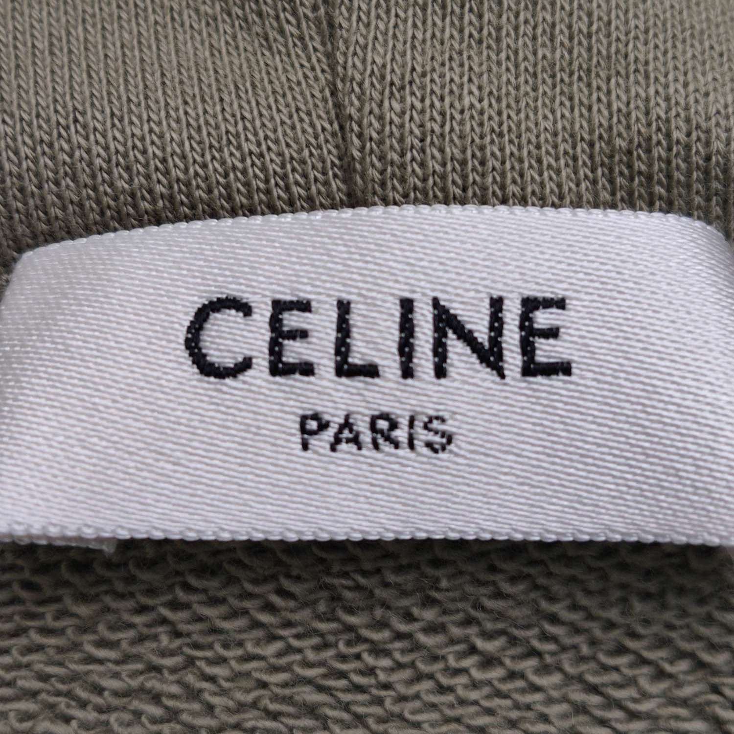 Celine Celine Logo Cotton Hoodie Size M Size US M / EU 48-50 / 2 - 6 Thumbnail