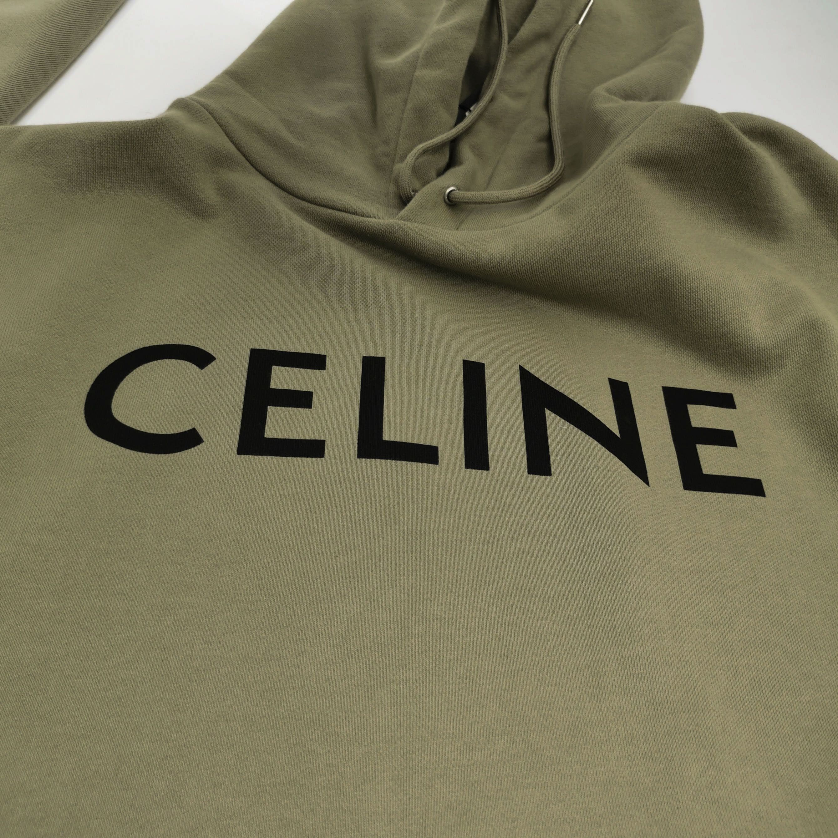 Celine Celine Logo Cotton Hoodie Size M Size US M / EU 48-50 / 2 - 4 Thumbnail
