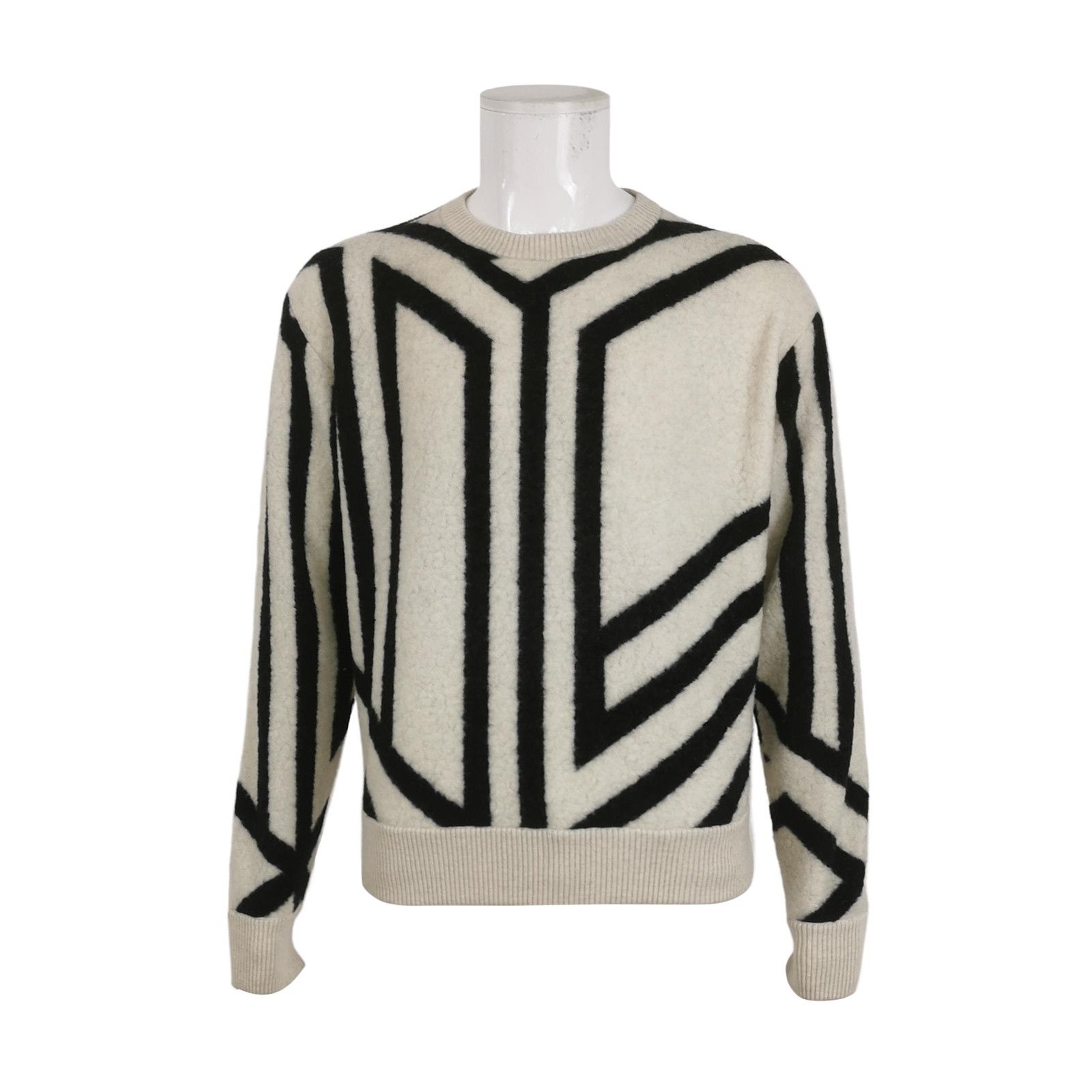 MCM MCM Geometric Wool Blend Sweater US L Size US L / EU 52-54 / 3 - 2 Thumbnail