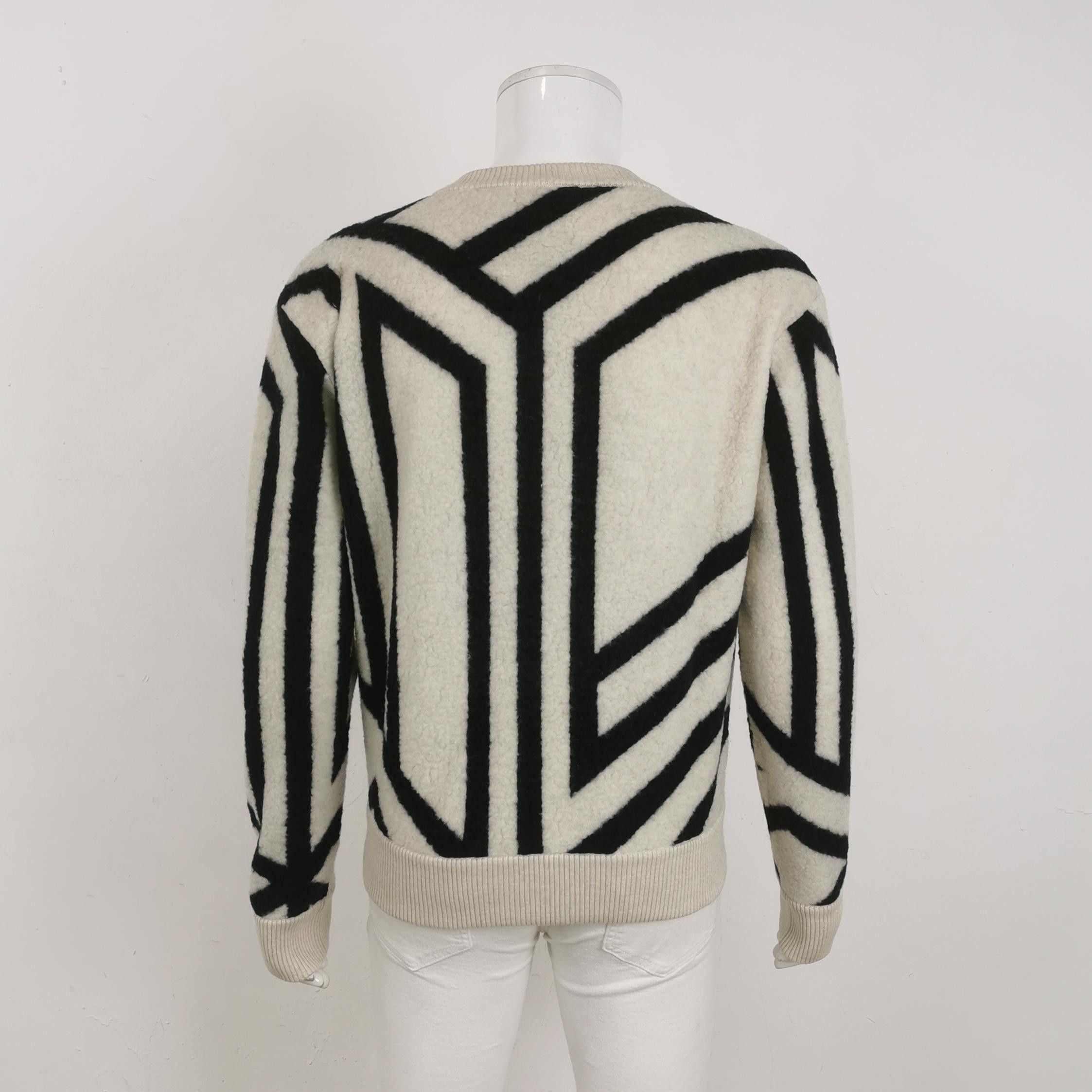 MCM MCM Geometric Wool Blend Sweater US L Size US L / EU 52-54 / 3 - 3 Thumbnail