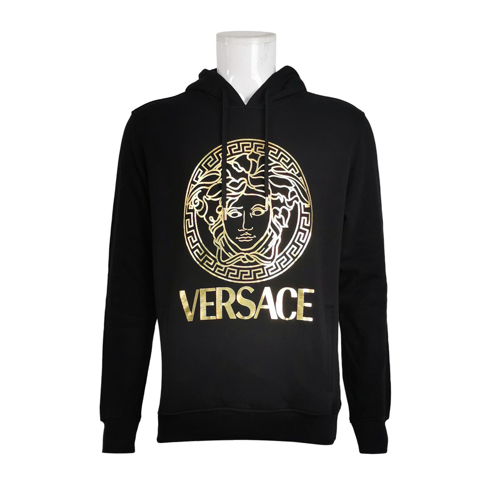 Versace Versace Medusa Gold Logo Hoodie L Size US L / EU 52-54 / 3 - 2 Thumbnail