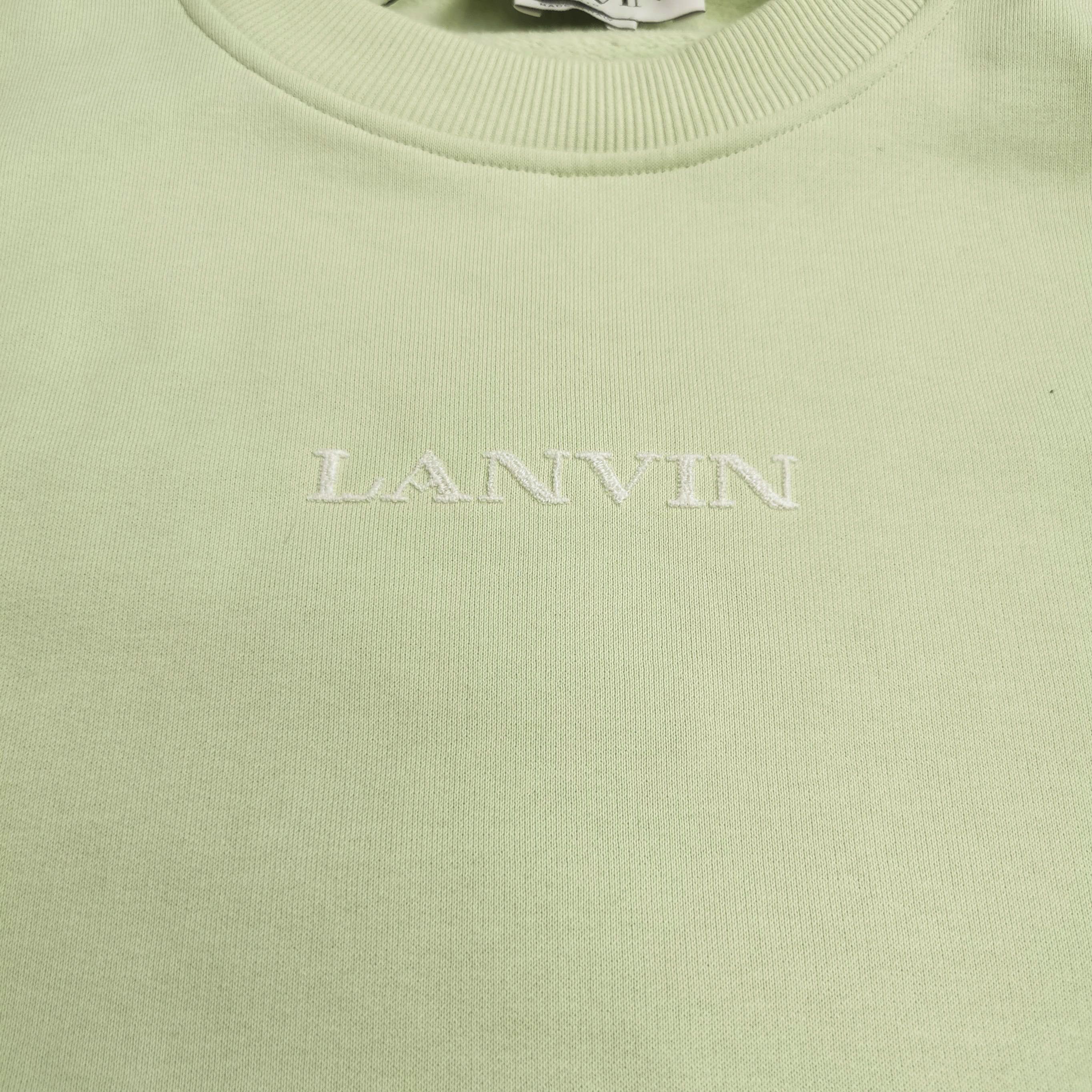 Lanvin Lanvin Embroidered Logo Sweatshirt Size M Size US M / EU 48-50 / 2 - 4 Thumbnail