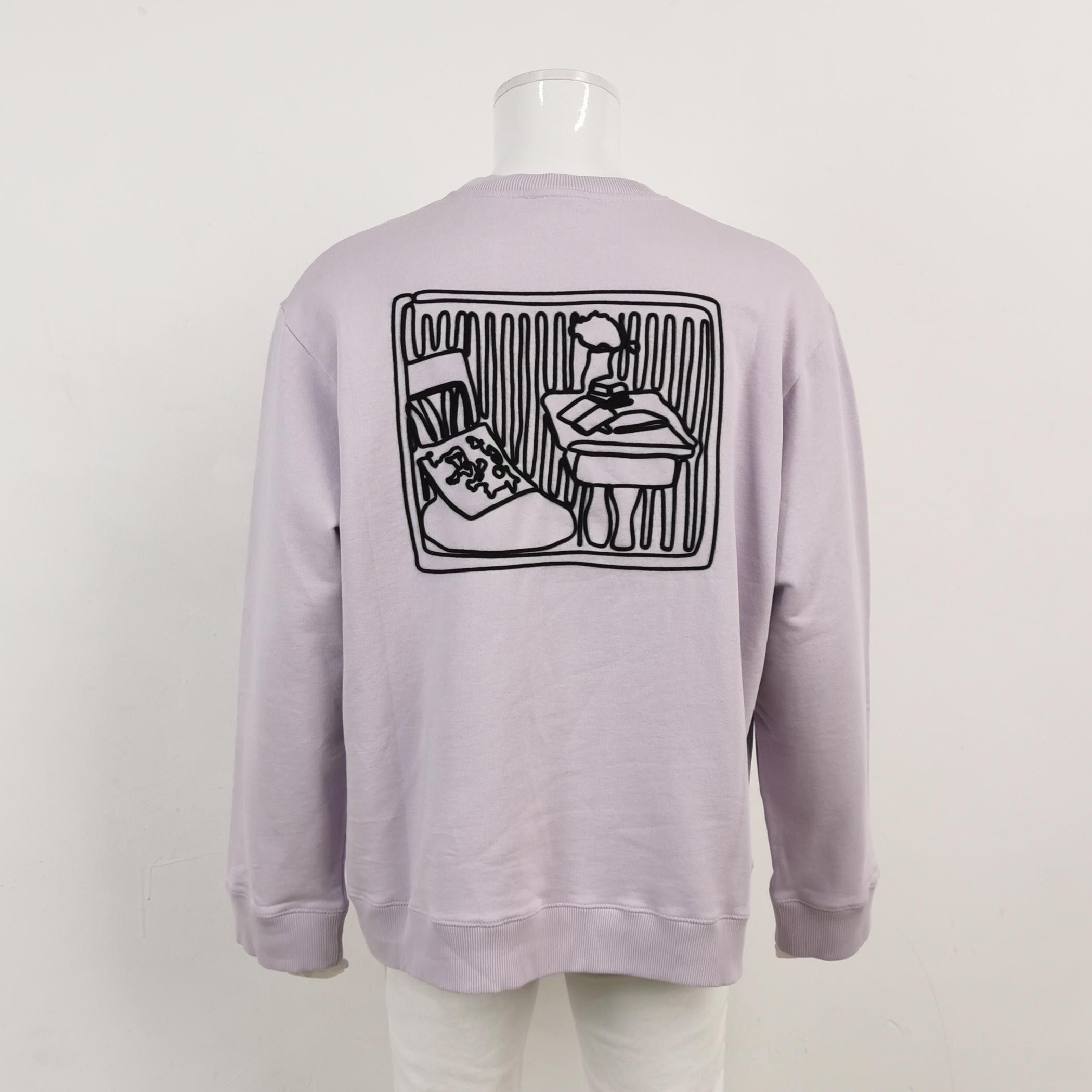 Nanushka Nanushka Rope Embroidered Graphic Sweatshirt L Size US L / EU 52-54 / 3 - 3 Thumbnail