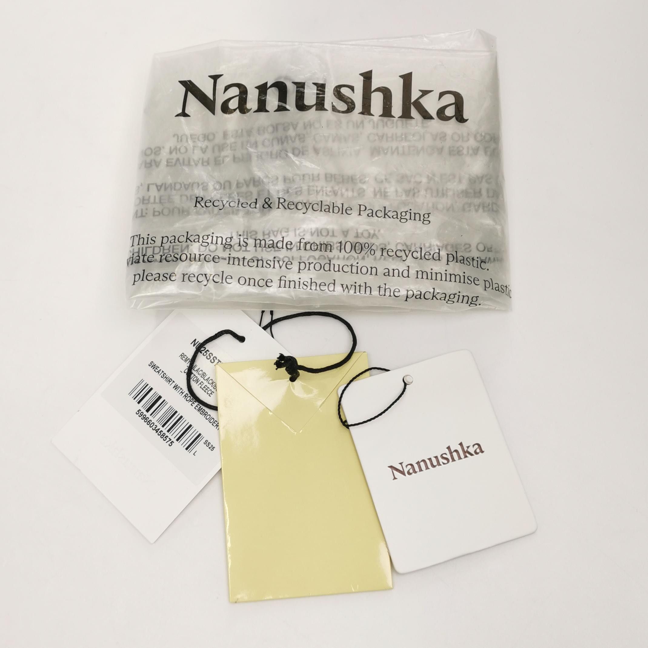 Nanushka Nanushka Rope Embroidered Graphic Sweatshirt L Size US L / EU 52-54 / 3 - 6 Thumbnail