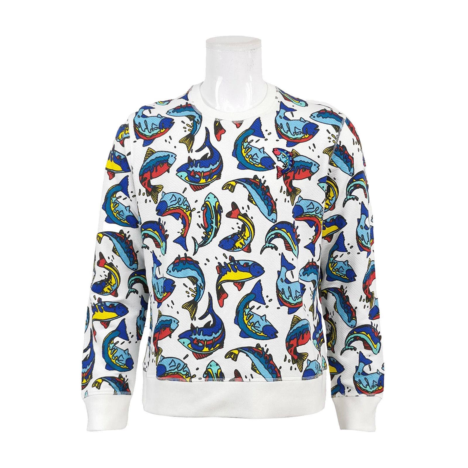 Kenzo Kenzo Fish Print Sweatshirt XL Size US XL / EU 56 / 4 - 2 Thumbnail