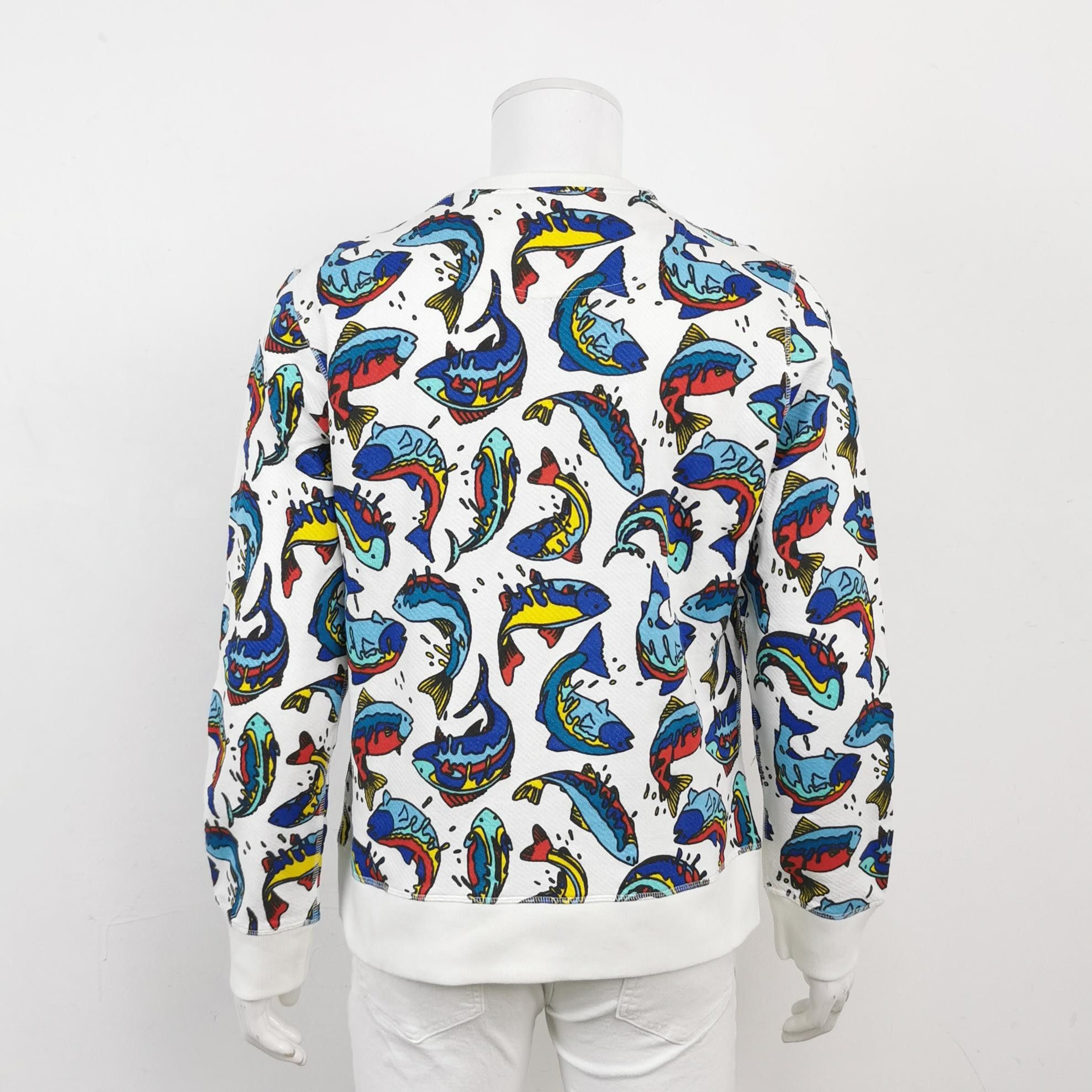 Kenzo Kenzo Fish Print Sweatshirt XL Size US XL / EU 56 / 4 - 3 Thumbnail