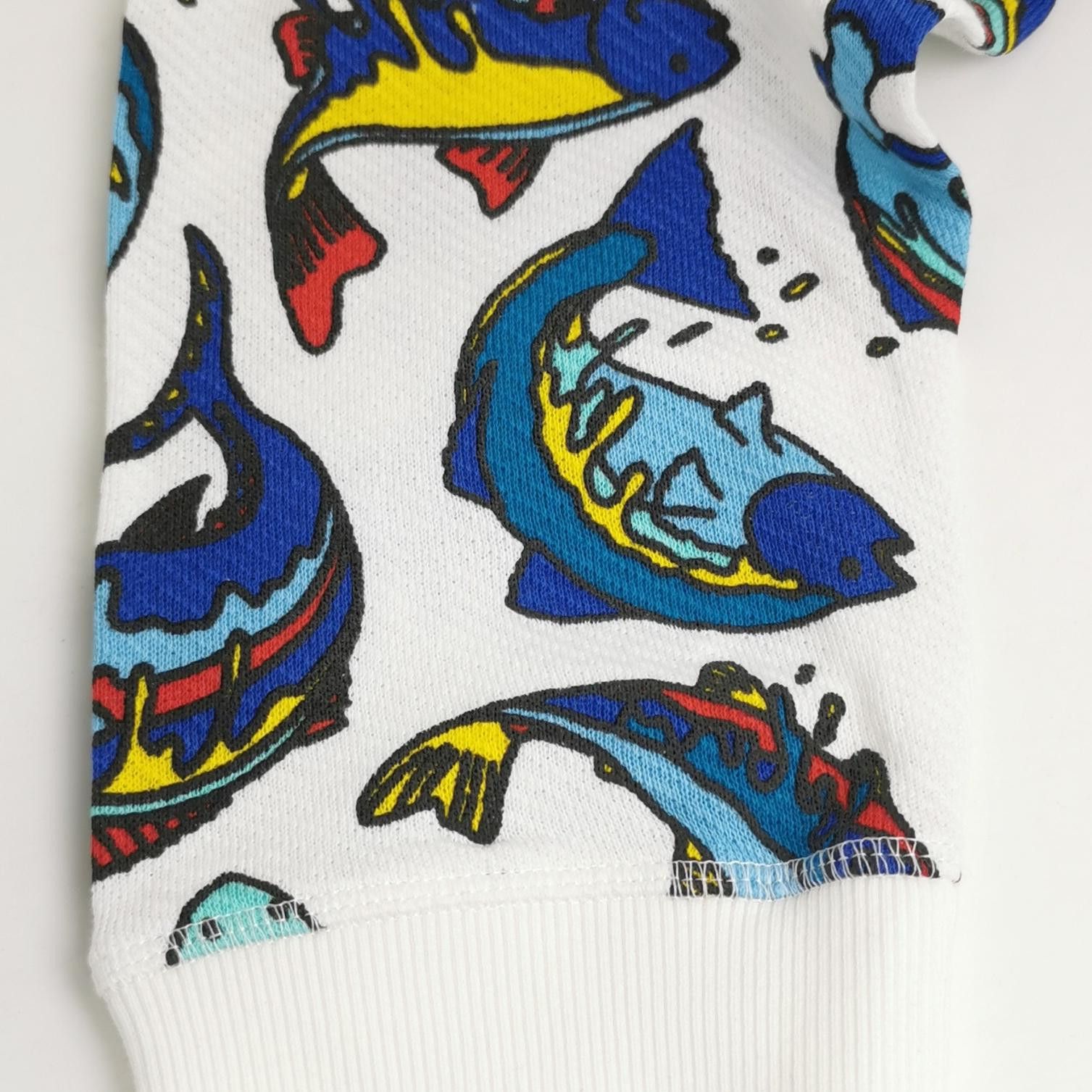 Kenzo Kenzo Fish Print Sweatshirt XL Size US XL / EU 56 / 4 - 4 Thumbnail