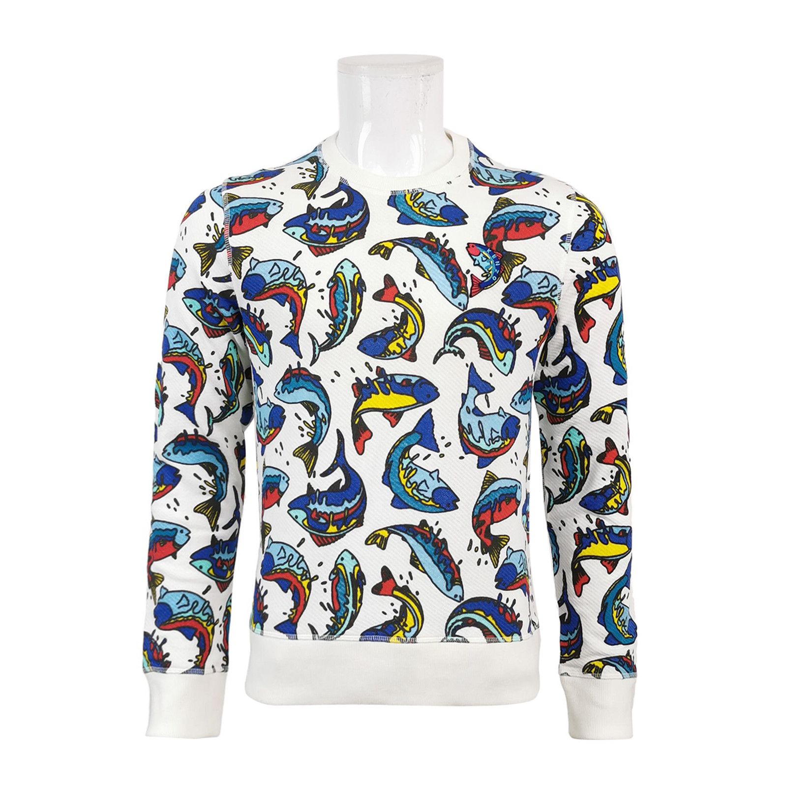 Kenzo Kenzo Fish Print Sweatshirt Size M Size US M / EU 48-50 / 2 - 2 Thumbnail