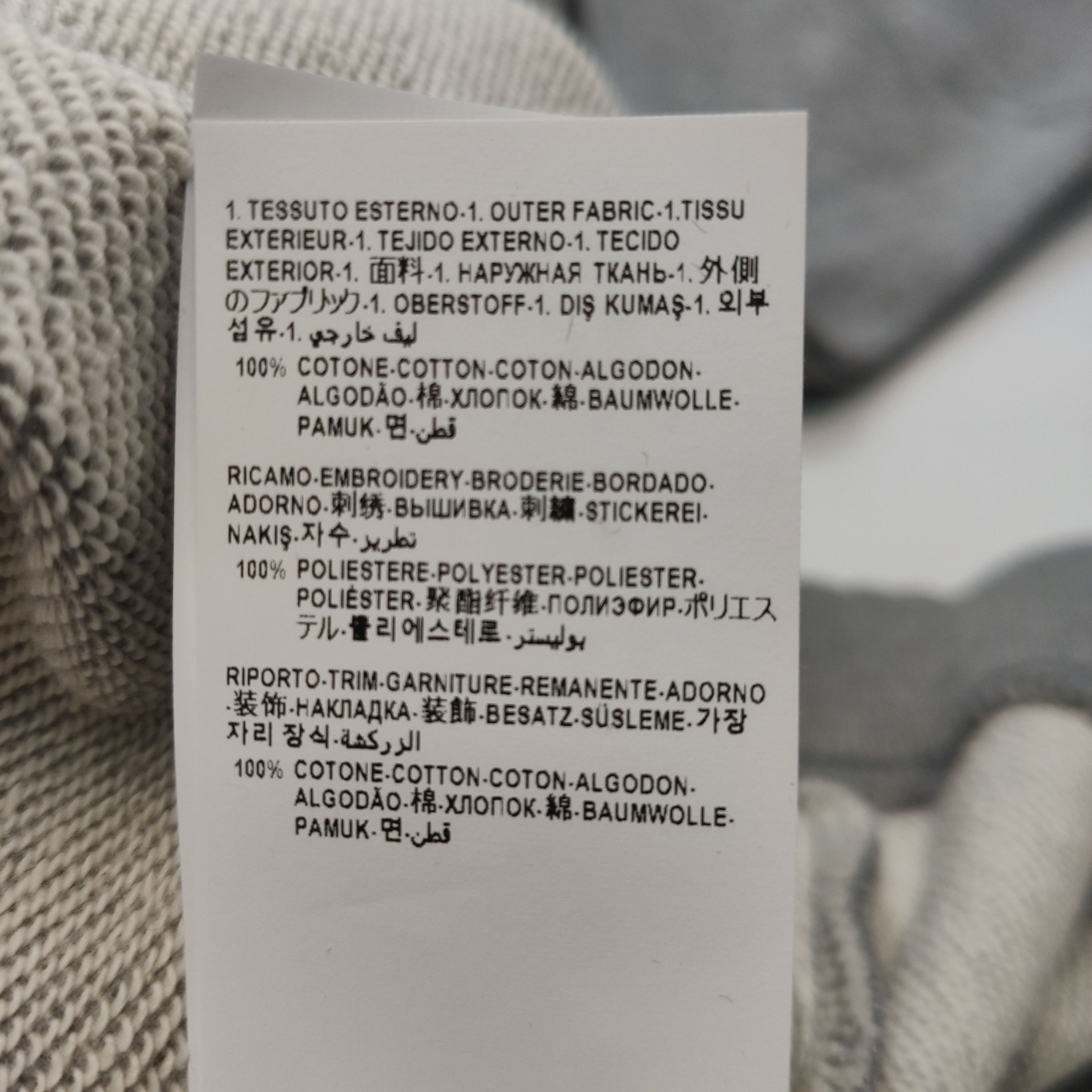 Versace Versace Script Logo Embroidered Sweatshirt Size L Size US L / EU 52-54 / 3 - 8 Thumbnail