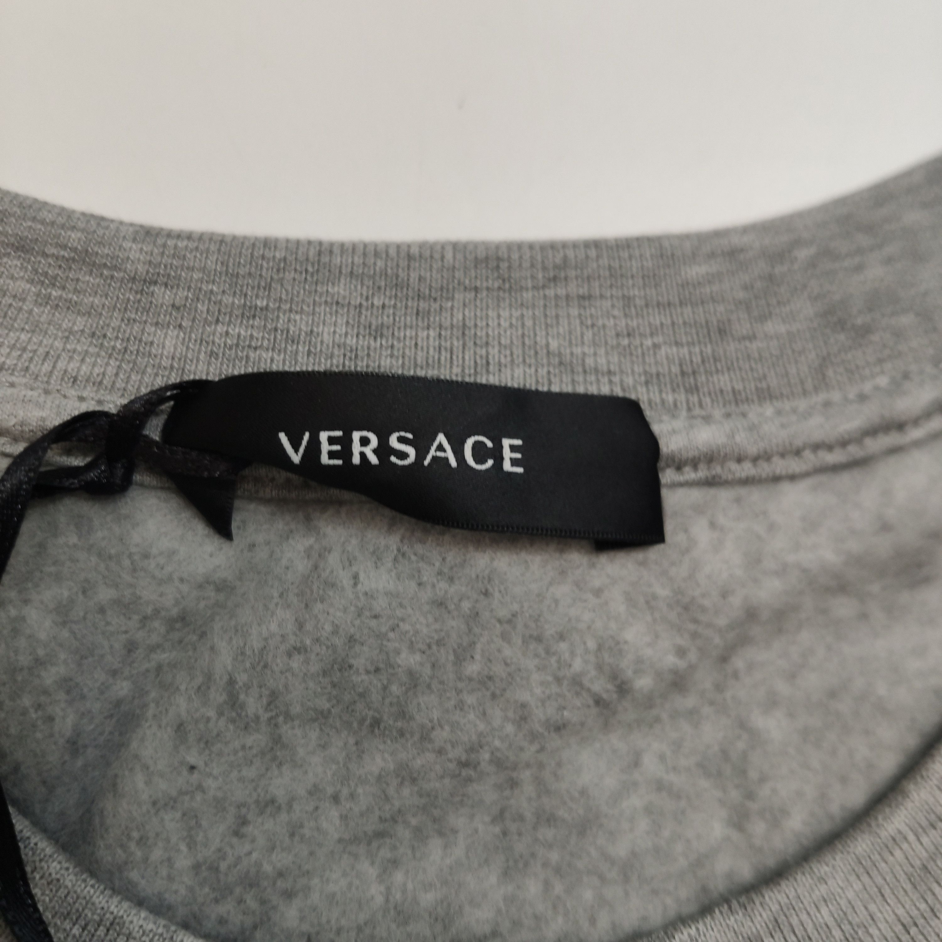 Versace Versace Embroidered Logo Cotton Sweatshirt XL Size US XL / EU 56 / 4 - 6 Thumbnail