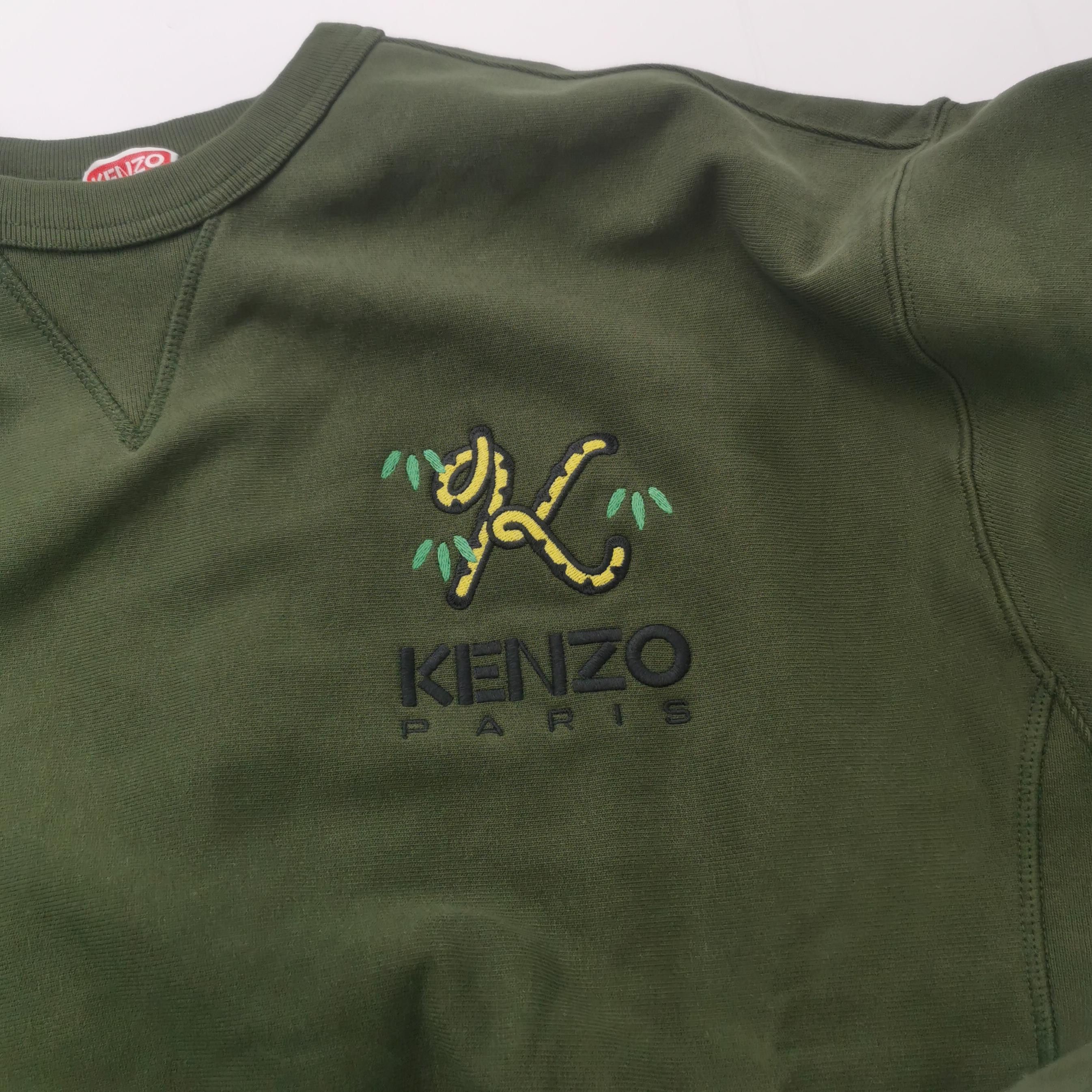 Kenzo Kenzo Logo Embroidered Sweatshirt Size M Size US M / EU 48-50 / 2 - 4 Thumbnail