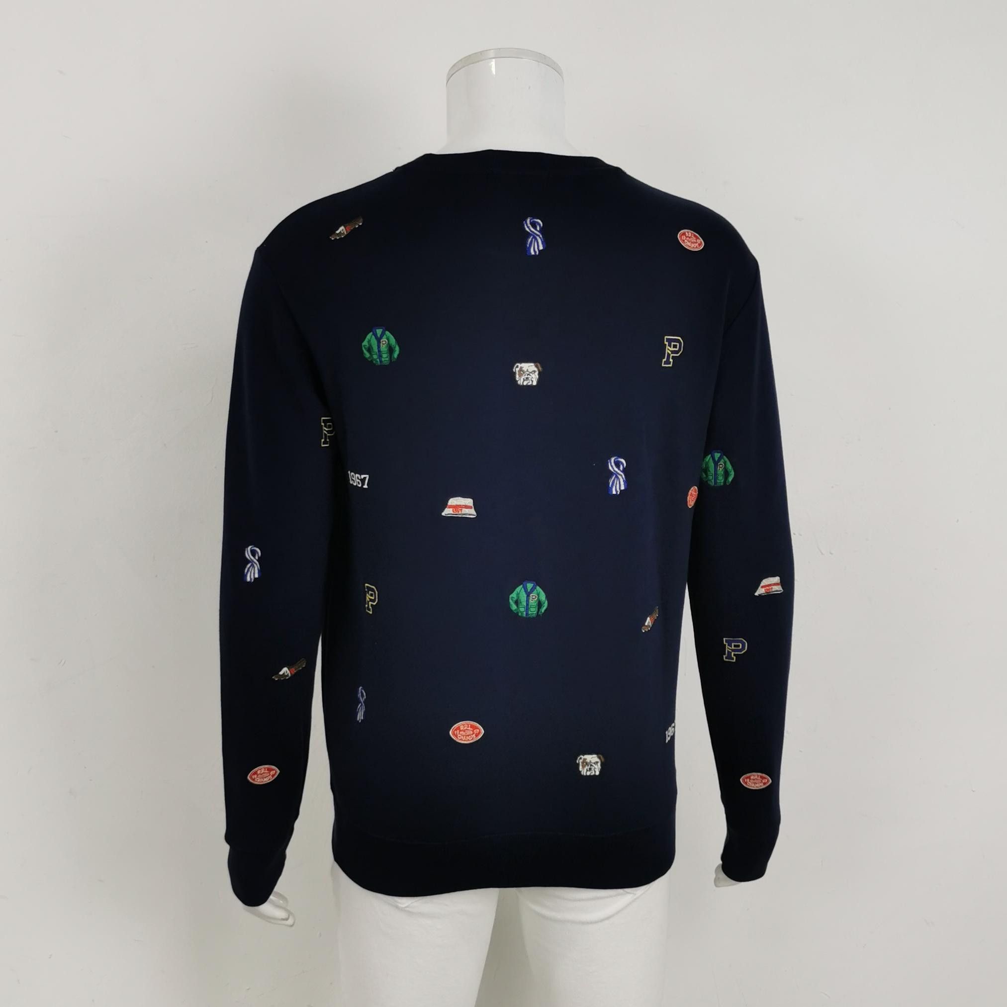 Polo Ralph Lauren Polo Ralph Lauren All-Over Patch Sweatshirt US M Size US M / EU 48-50 / 2 - 3 Thumbnail