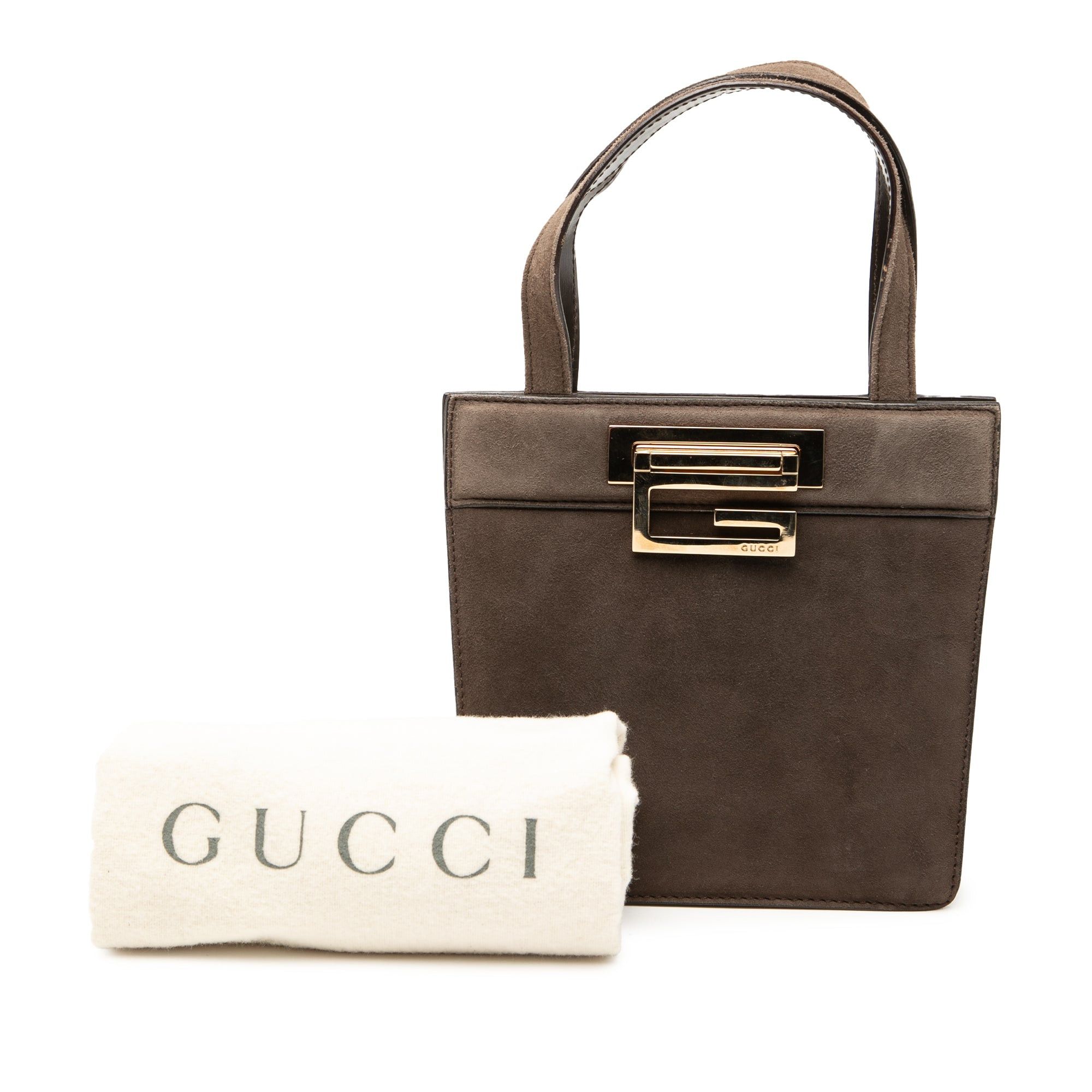 Gucci Suede Square G Handbag Size ONE SIZE - 8 Thumbnail