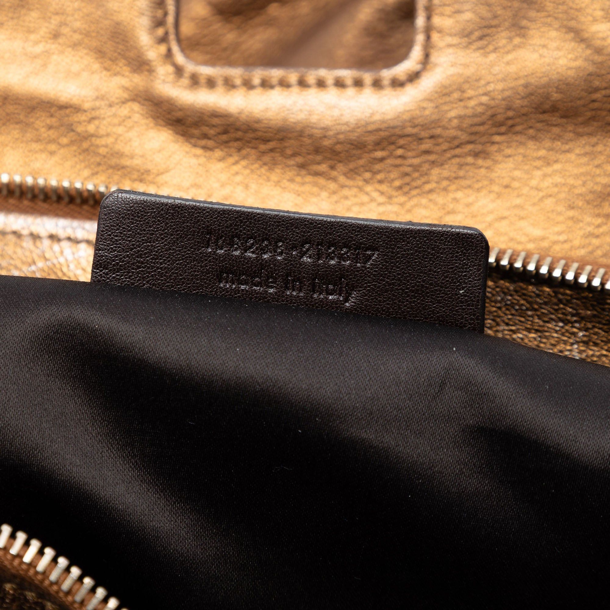 Saint Laurent Paris Metallic Calfskin Muse Satchel Size ONE SIZE - 6 Thumbnail