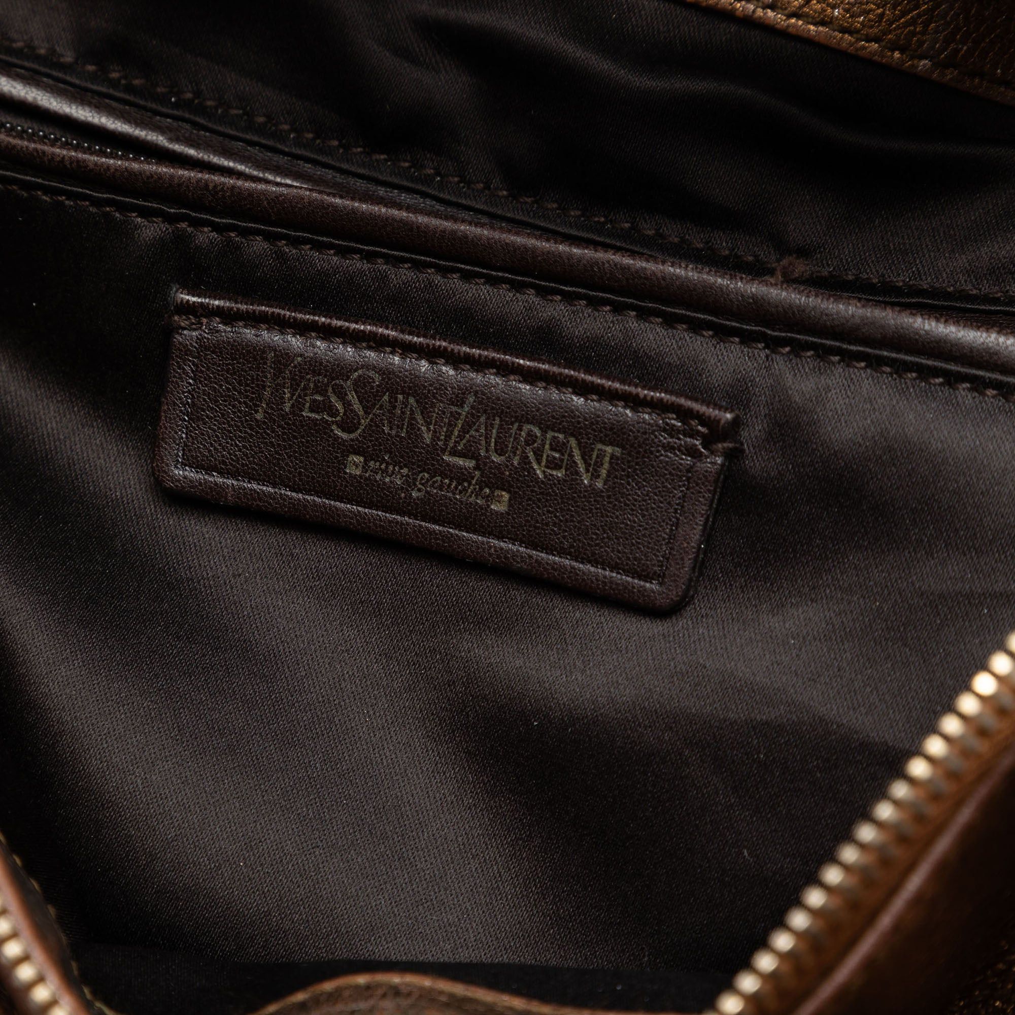 Saint Laurent Paris Metallic Calfskin Muse Satchel Size ONE SIZE - 5 Thumbnail