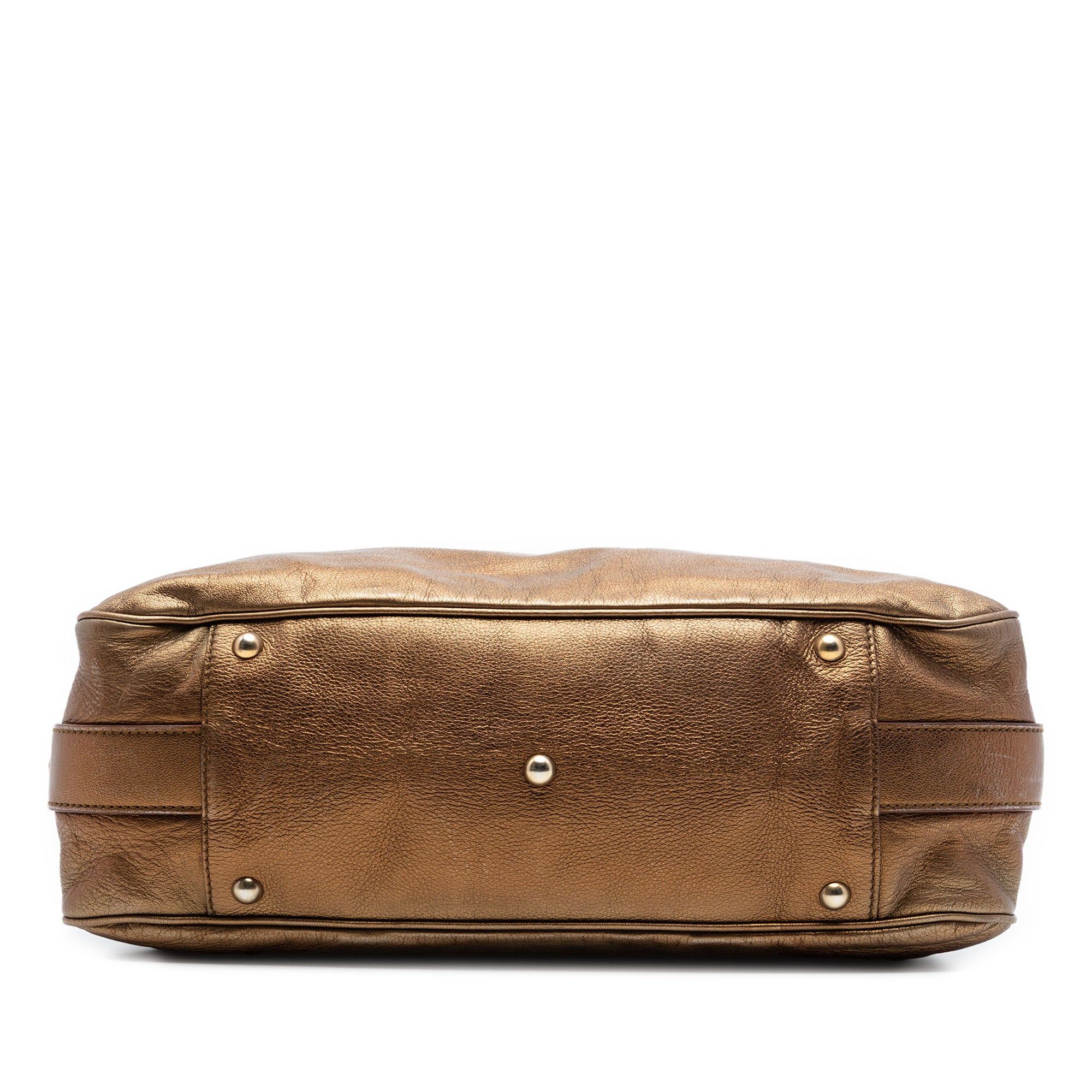 Saint Laurent Paris Metallic Calfskin Muse Satchel Size ONE SIZE - 3 Thumbnail