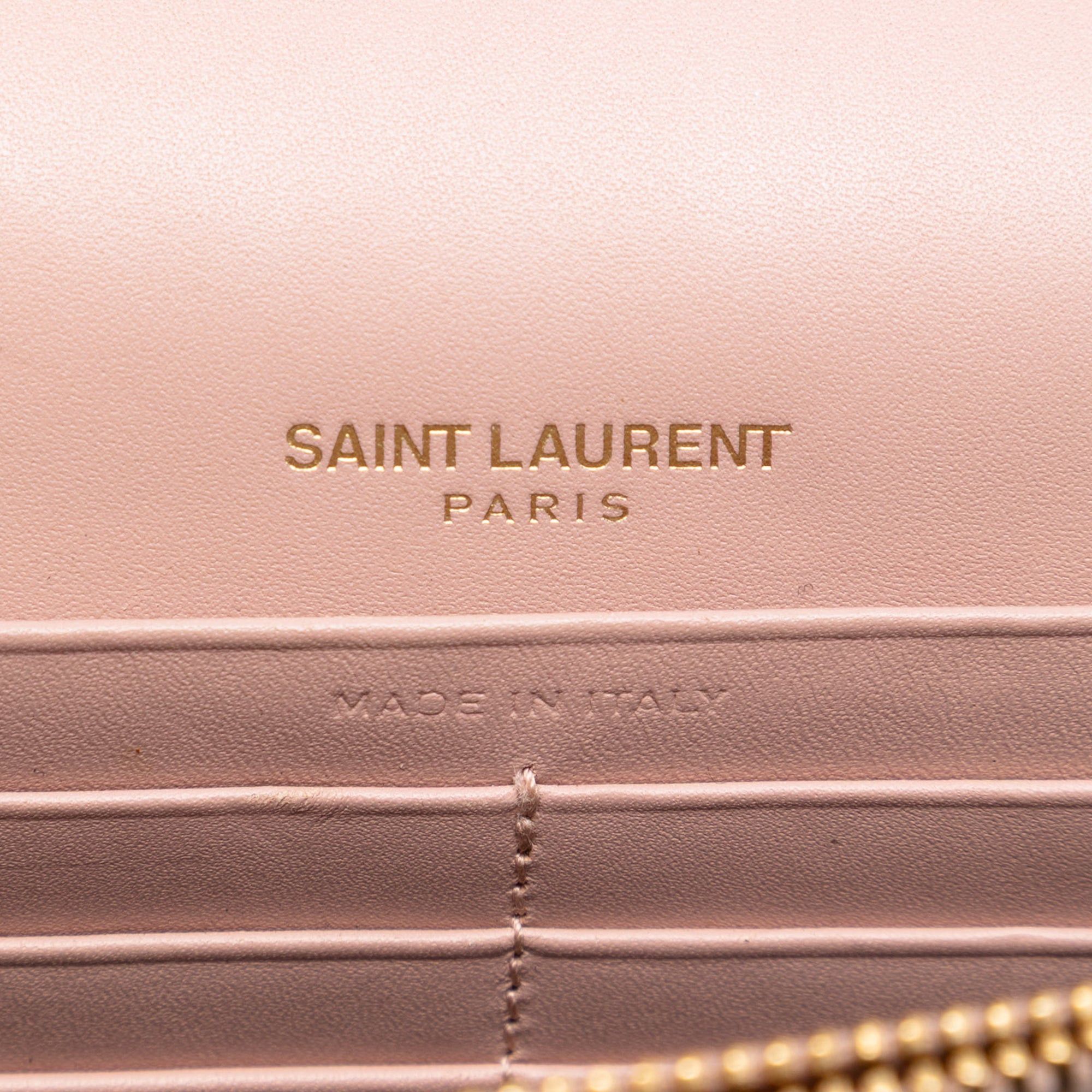 Saint Laurent Paris Smooth Calfskin Monogram Kate Tassel Wallet on Chain Size ONE SIZE - 5 Thumbnail