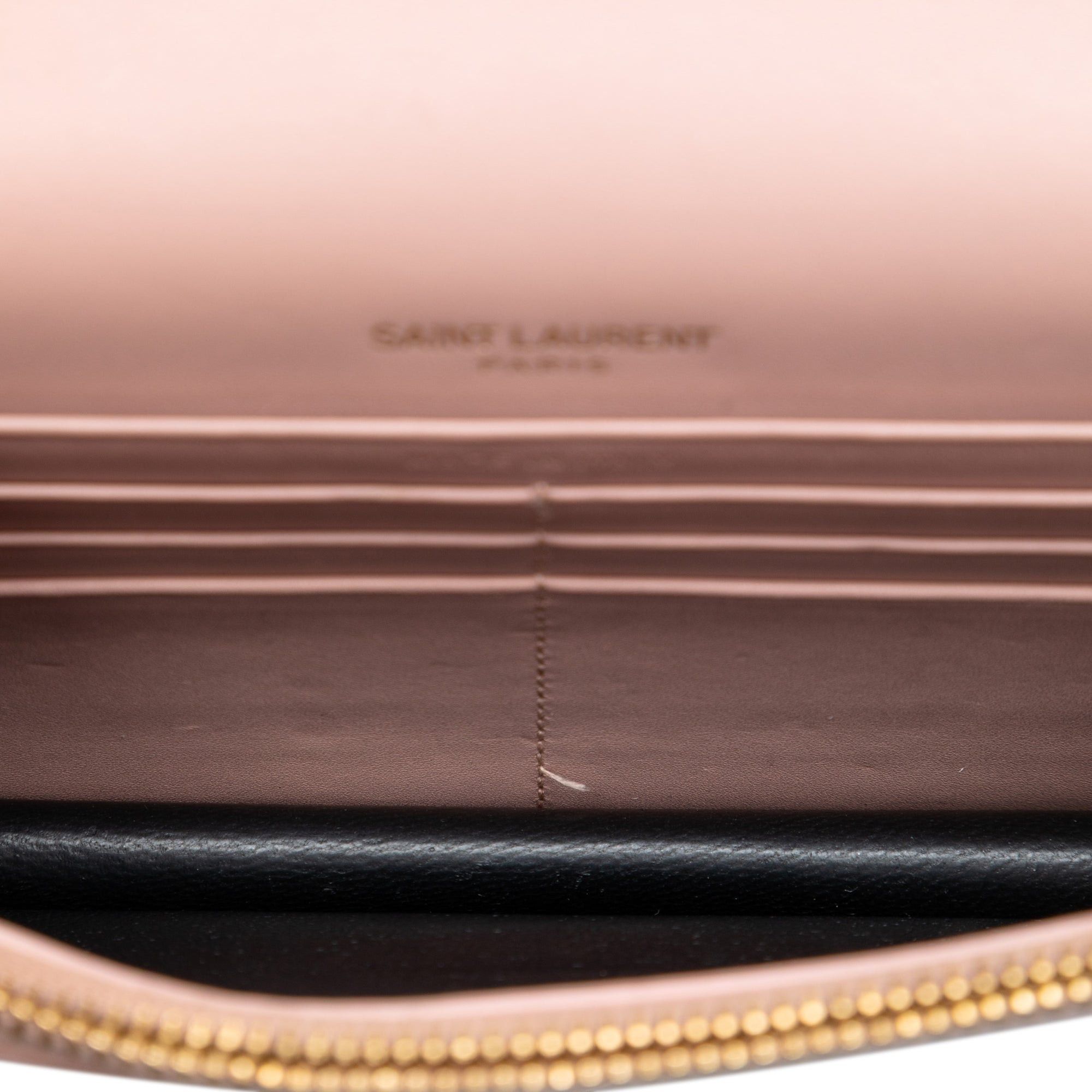 Saint Laurent Paris Smooth Calfskin Monogram Kate Tassel Wallet on Chain Size ONE SIZE - 4 Thumbnail