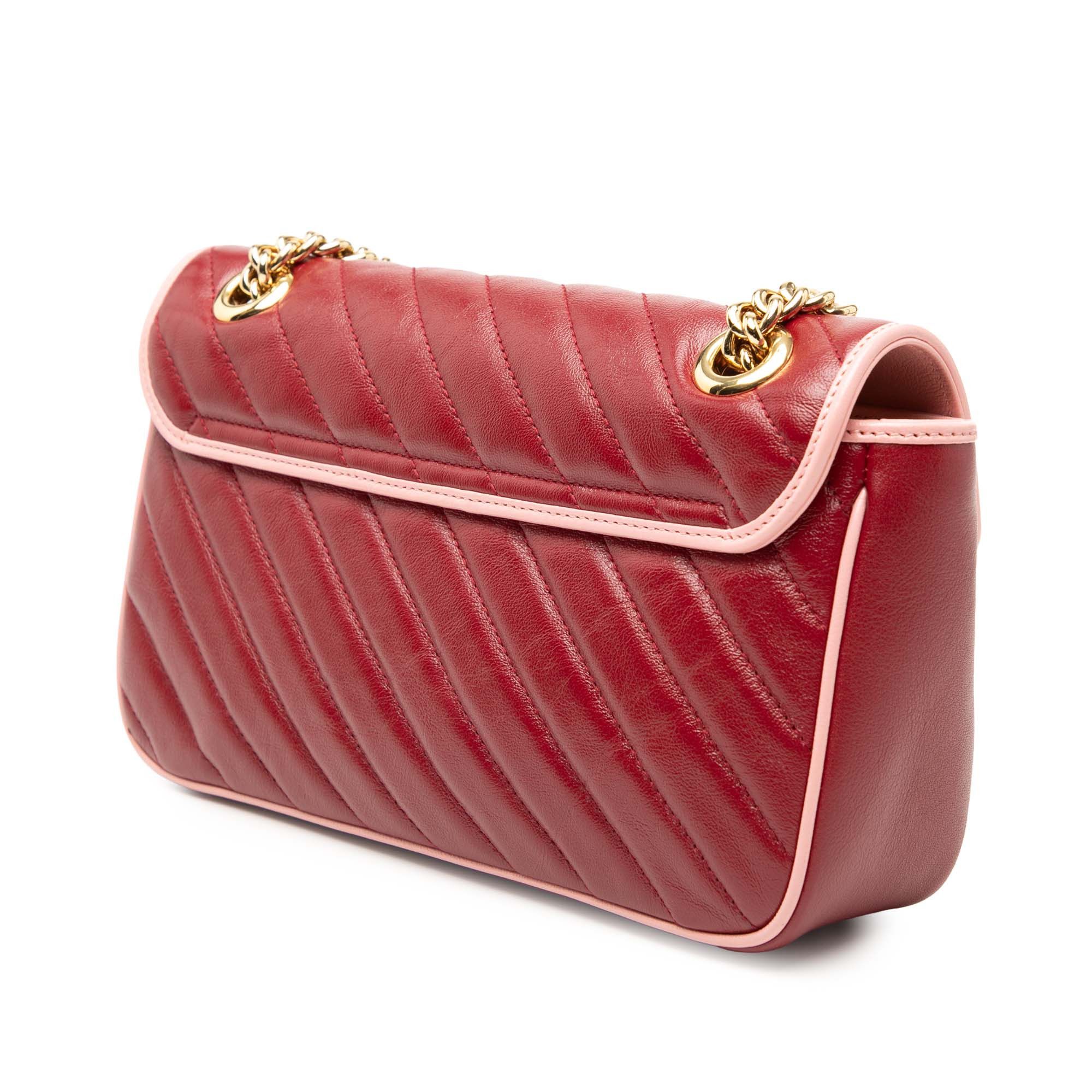 Gucci Medium GG Marmont Matelasse Diagonal Leather Torchon Shoulder Bag Size ONE SIZE - 2 Thumbnail