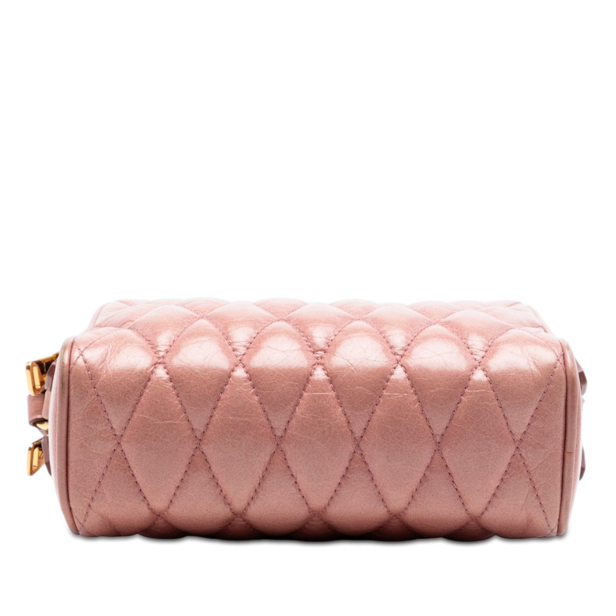 Miu Miu Matelasse Nappa Double Zip Camera Bag Size ONE SIZE - 3 Thumbnail