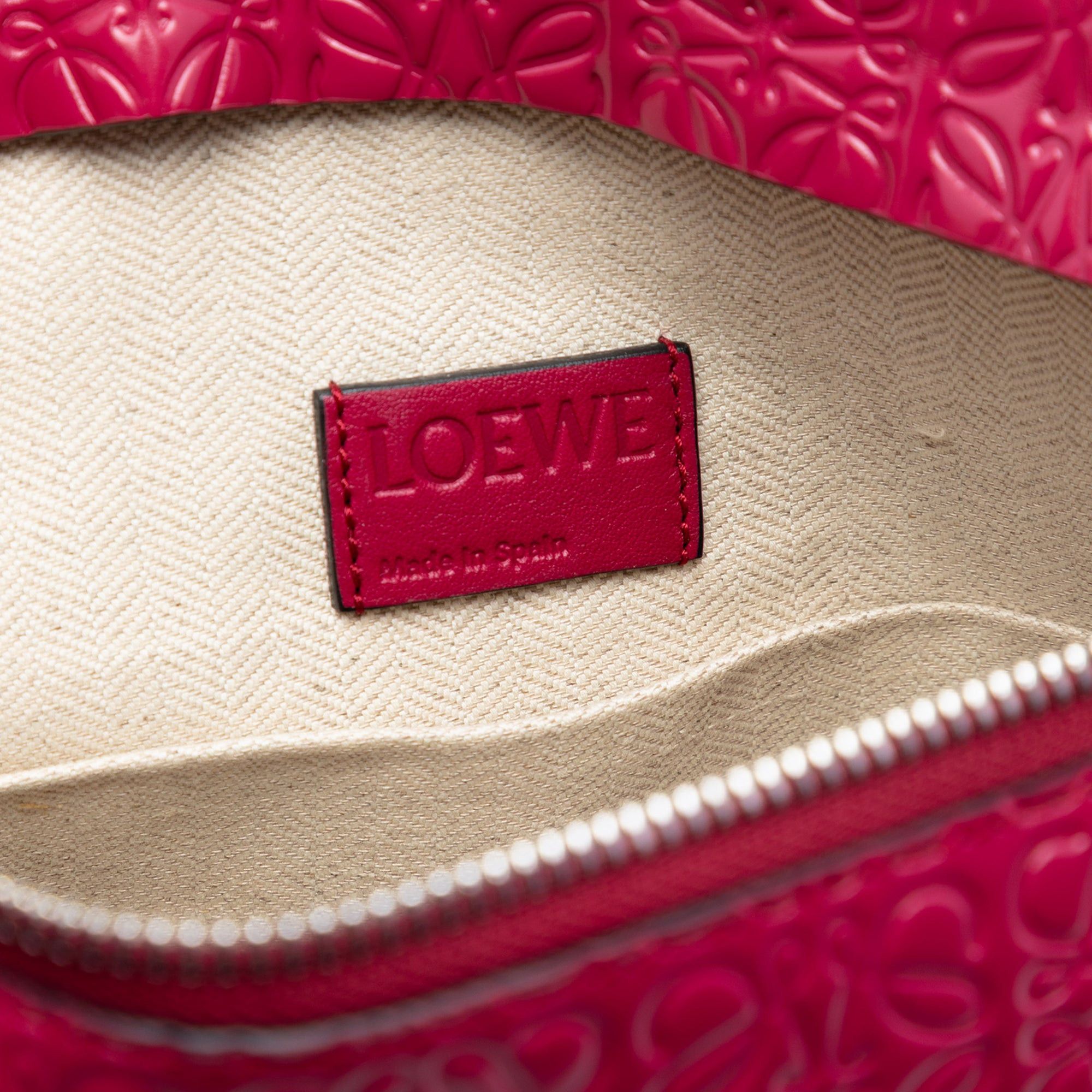 Loewe Embossed Calfskin Anagram Repeat T Pouch Size ONE SIZE - 5 Thumbnail
