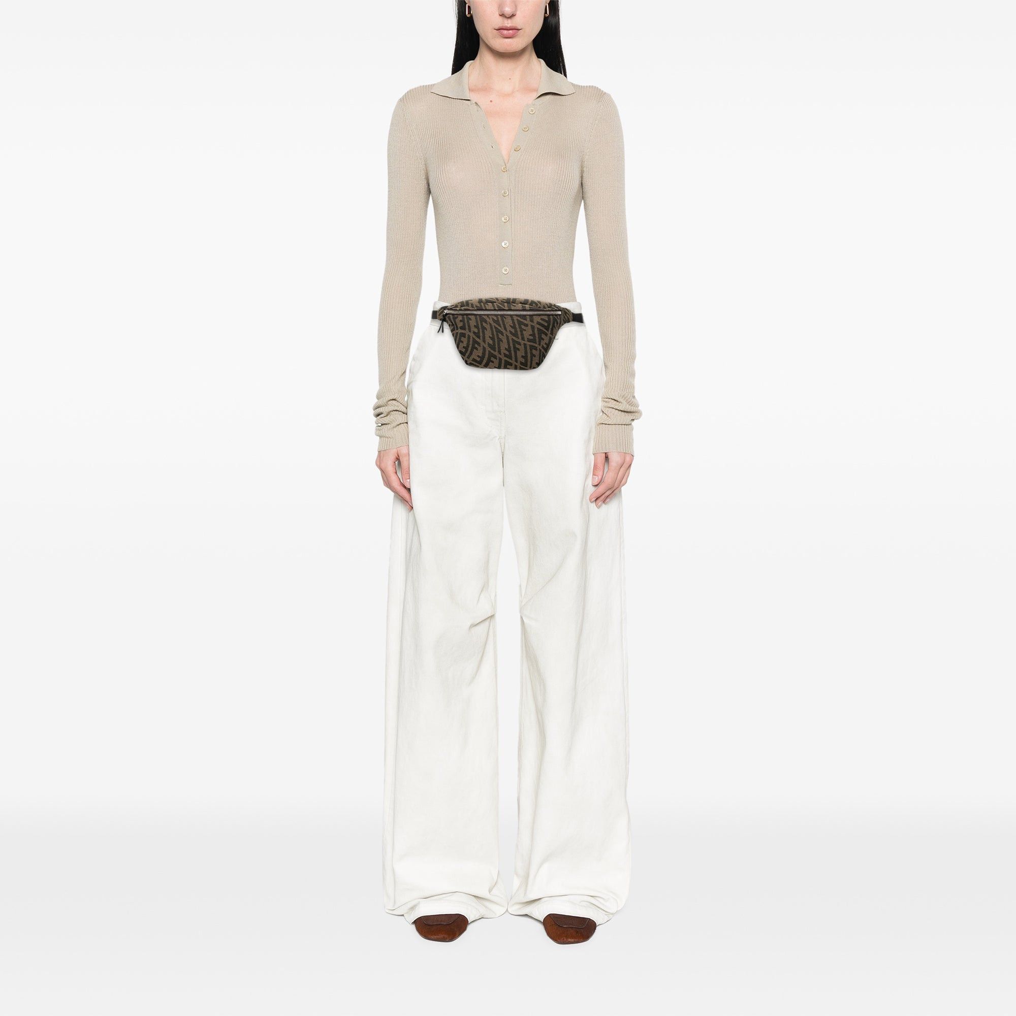Fendi Zucchino Canvas Belt Bag Size ONE SIZE - 7 Thumbnail