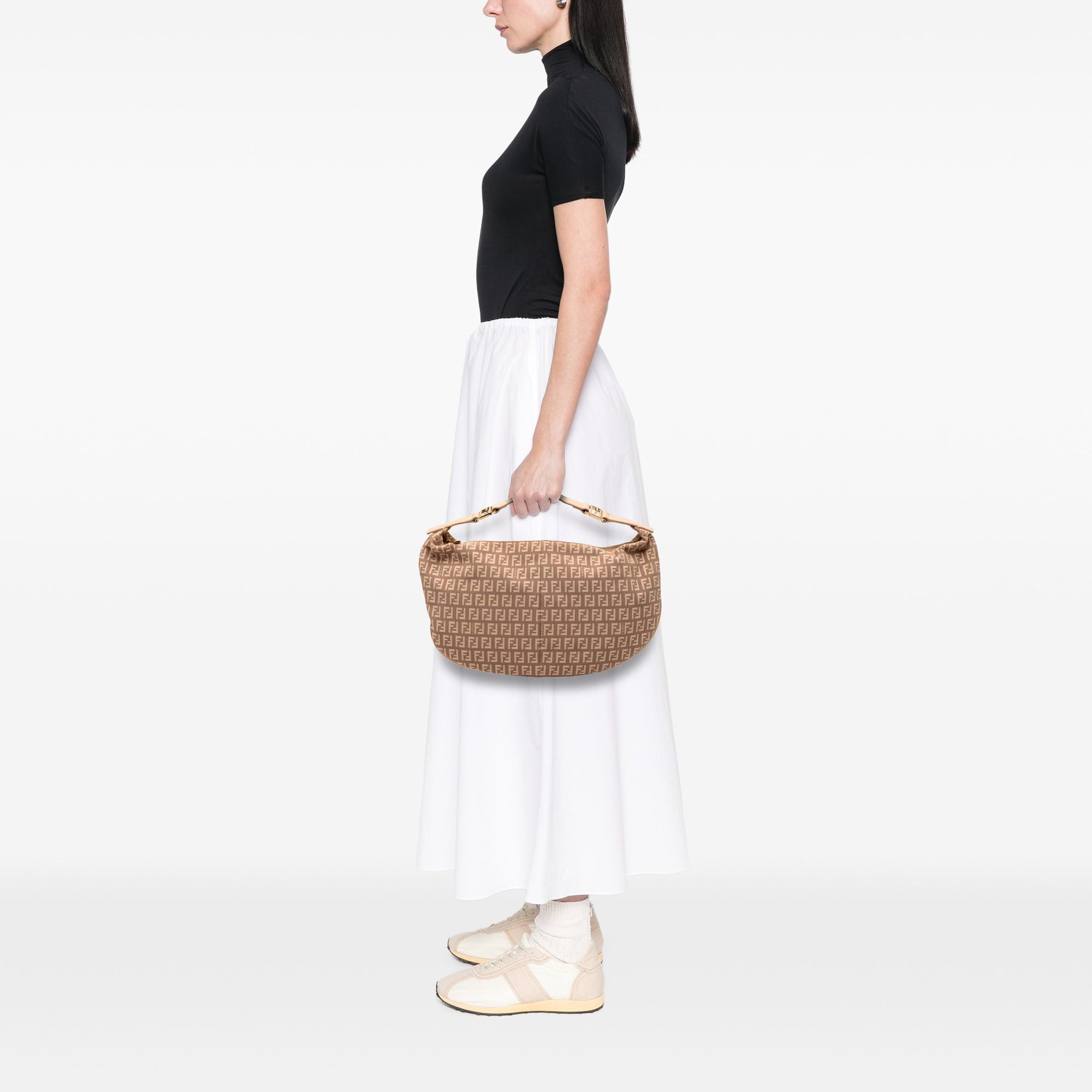 Fendi Zucchino Canvas Hobo Size ONE SIZE - 8 Thumbnail