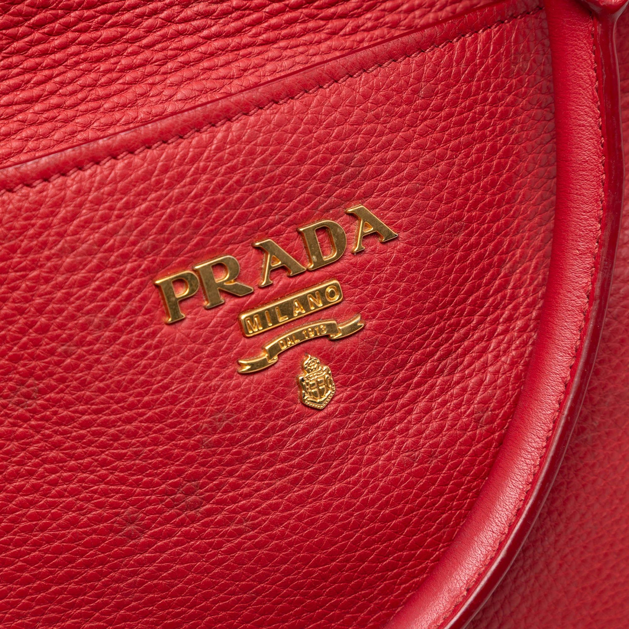Prada Vitello Daino Front Pocket Convertible Tote Size ONE SIZE - 5 Thumbnail