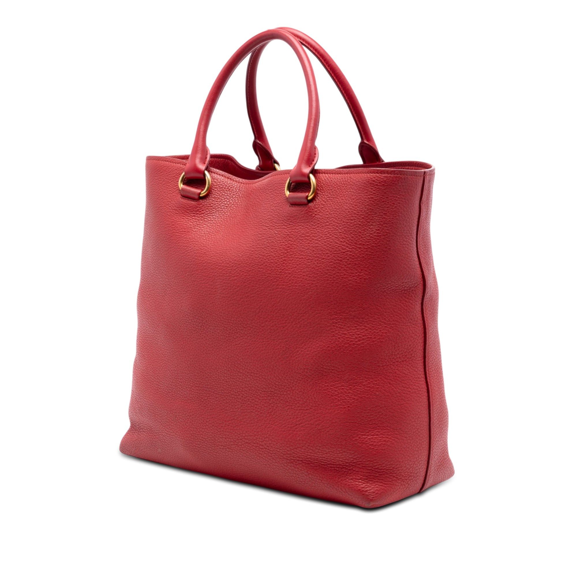 Prada Vitello Daino Front Pocket Convertible Tote Size ONE SIZE - 2 Thumbnail