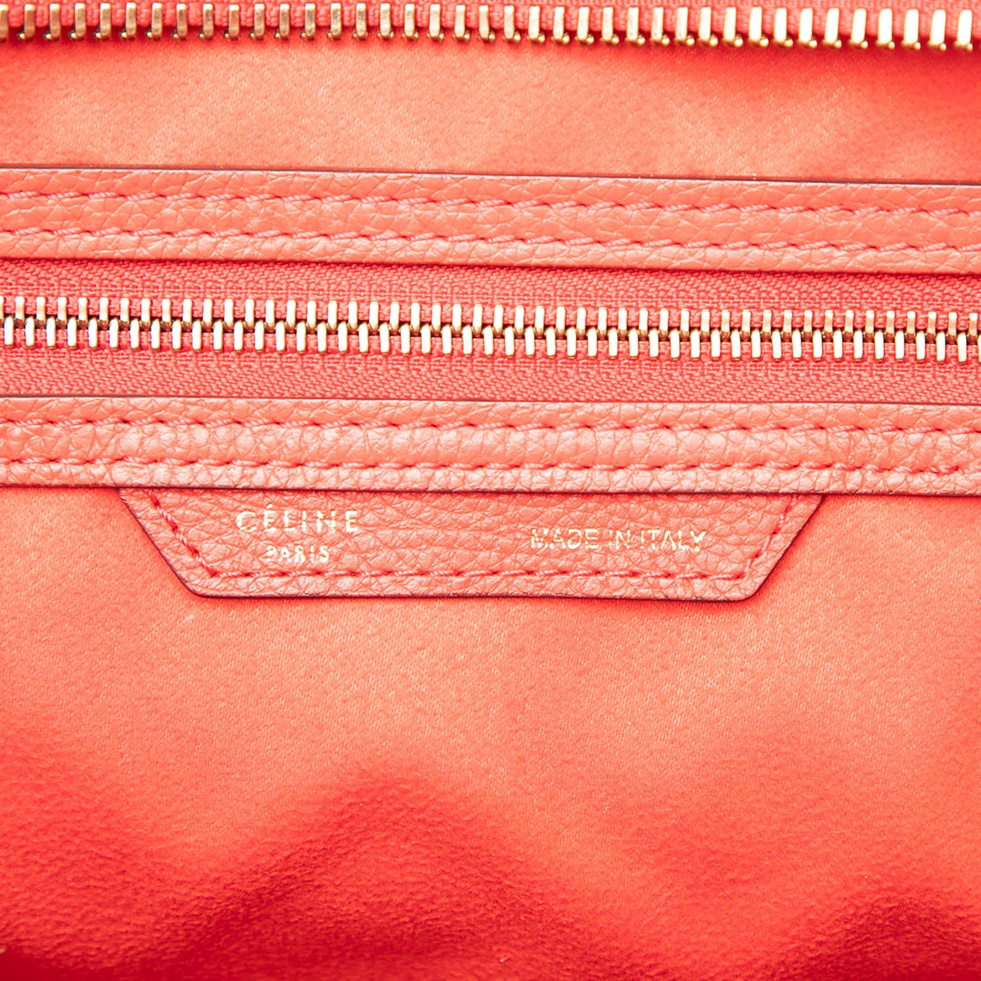 Celine Mini Grained Calfskin Luggage Tote Size ONE SIZE - 5 Thumbnail