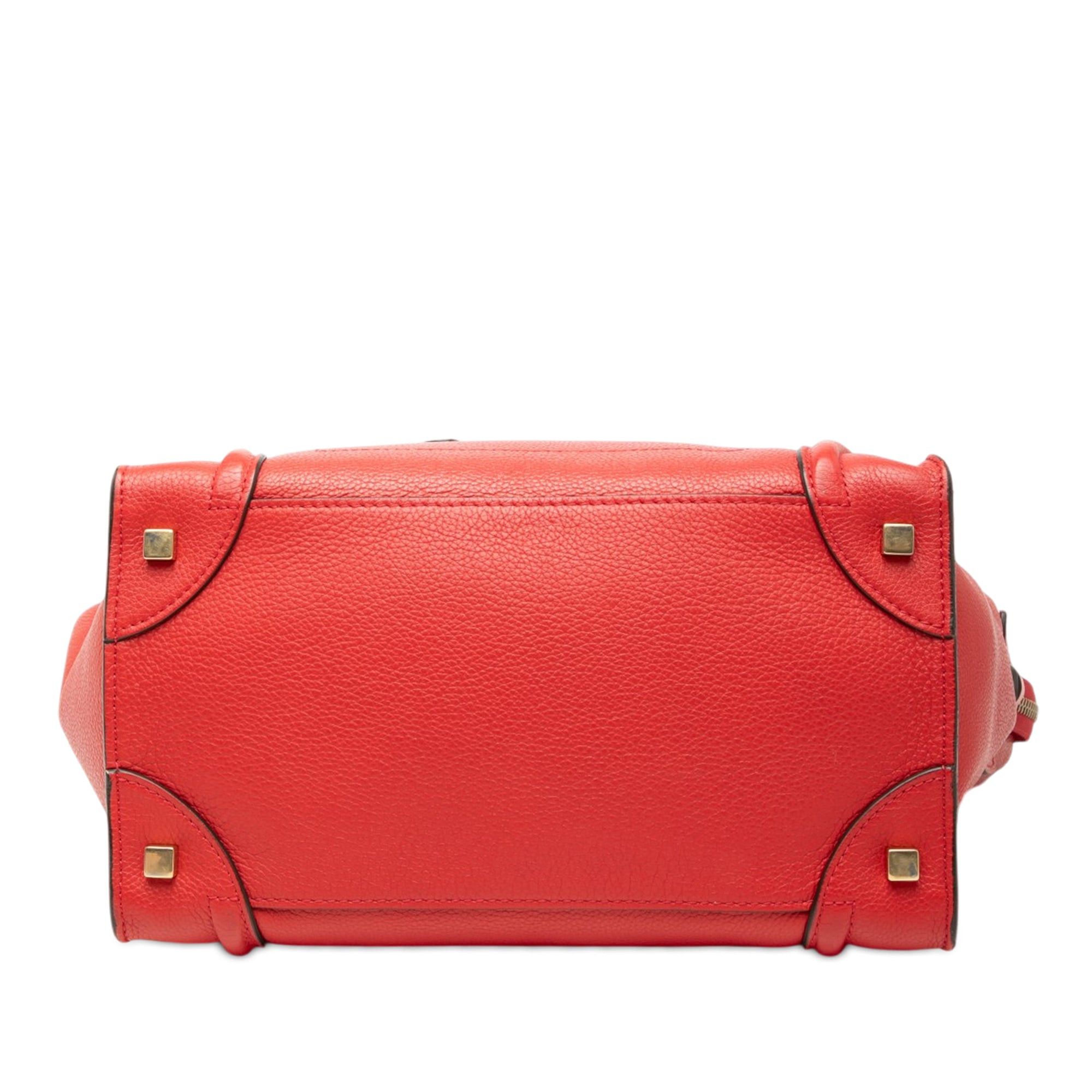 Celine Mini Grained Calfskin Luggage Tote Size ONE SIZE - 3 Thumbnail
