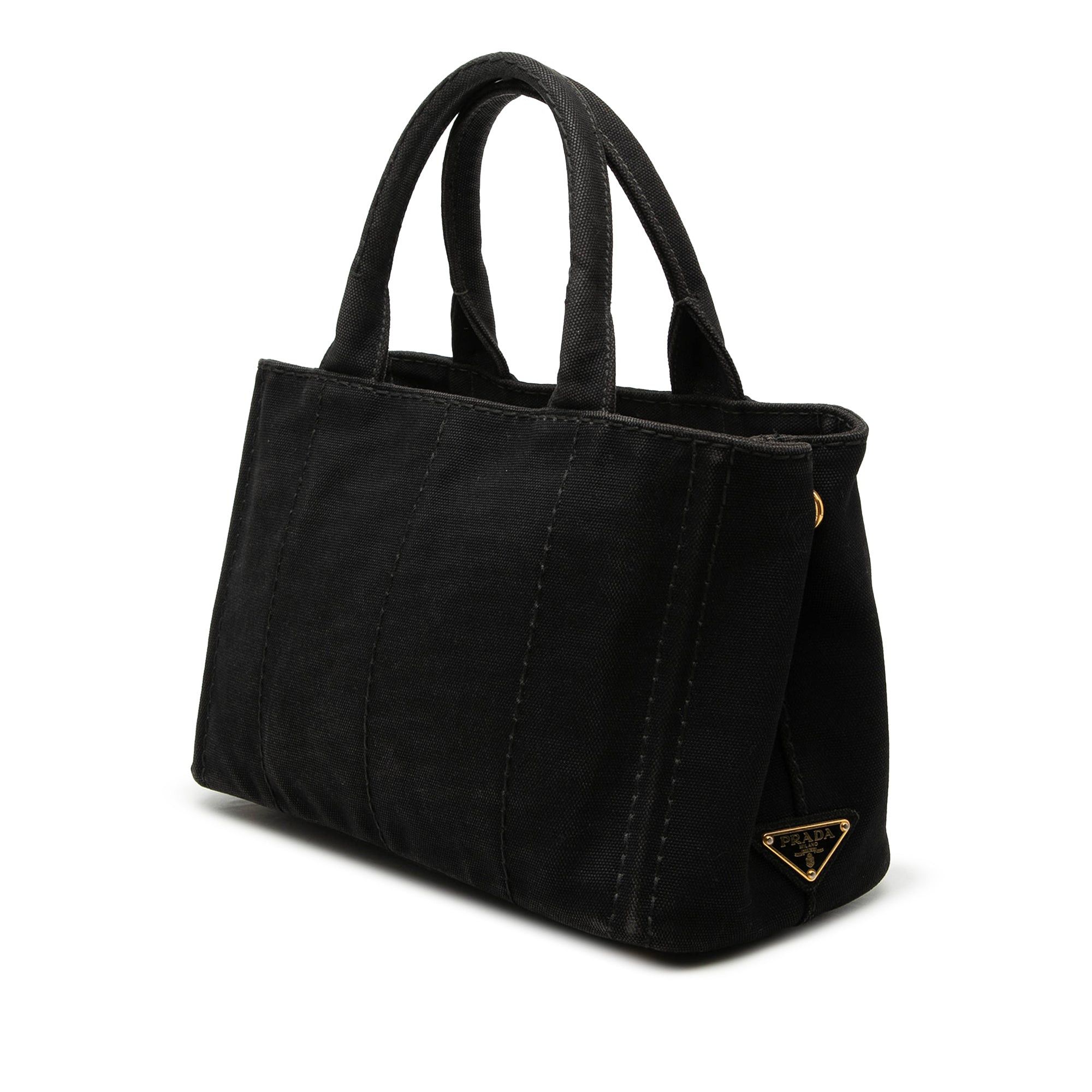 Prada Small Canvas Canapa Logo Satchel Size ONE SIZE - 2 Thumbnail