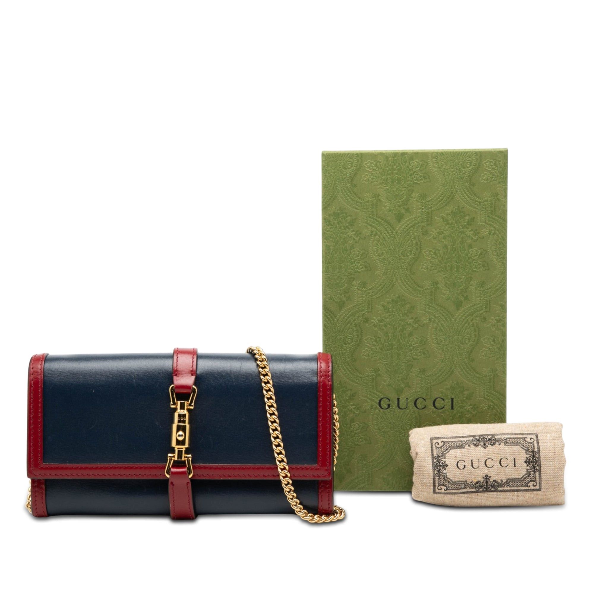 Gucci Bicolor Calfskin Jackie 1961 Wallet On Chain Size ONE SIZE - 8 Thumbnail