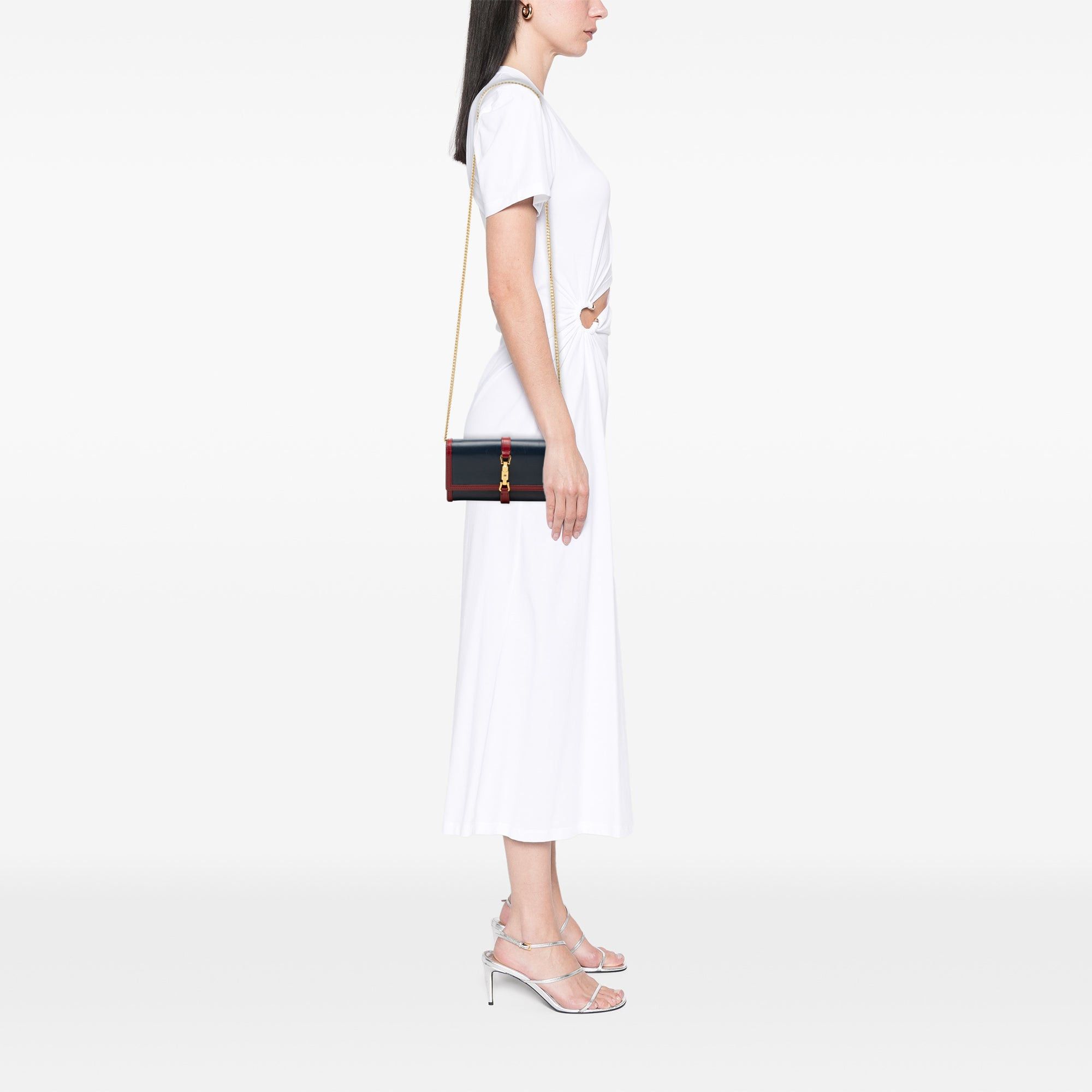 Gucci Bicolor Calfskin Jackie 1961 Wallet On Chain Size ONE SIZE - 7 Thumbnail