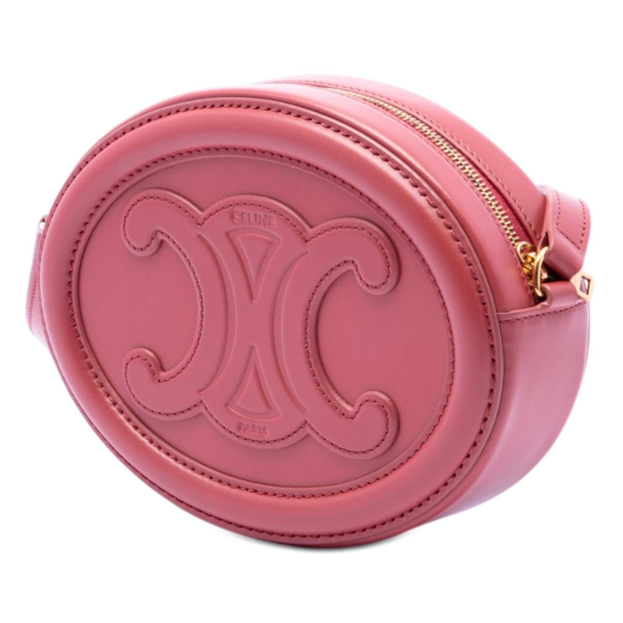 Celine Small Calfskin Cuir Triomphe Oval Crossbody Size ONE SIZE - 2 Thumbnail