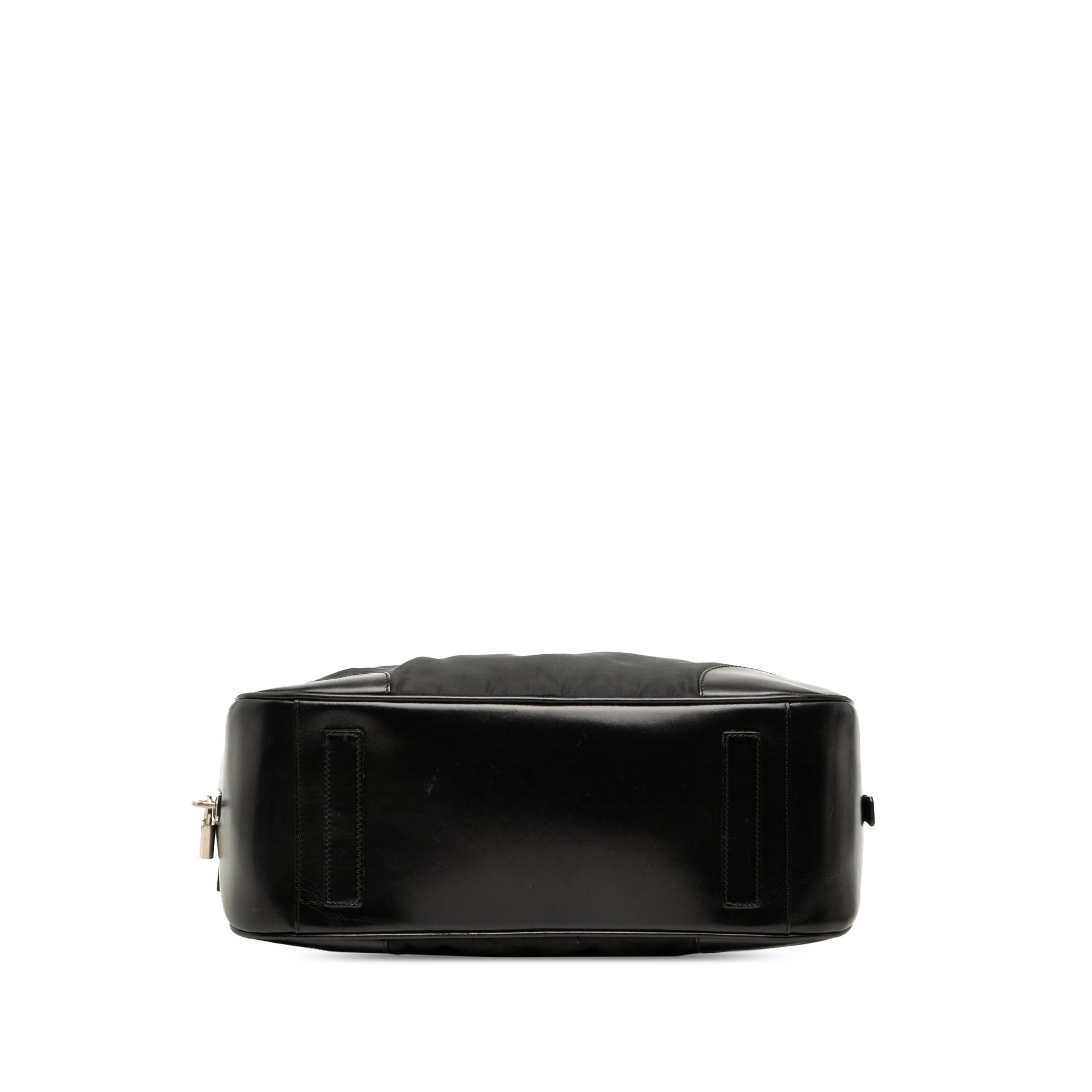 Prada Soft Calf Trimmed Tessuto Bauletto Bag Size ONE SIZE - 3 Thumbnail