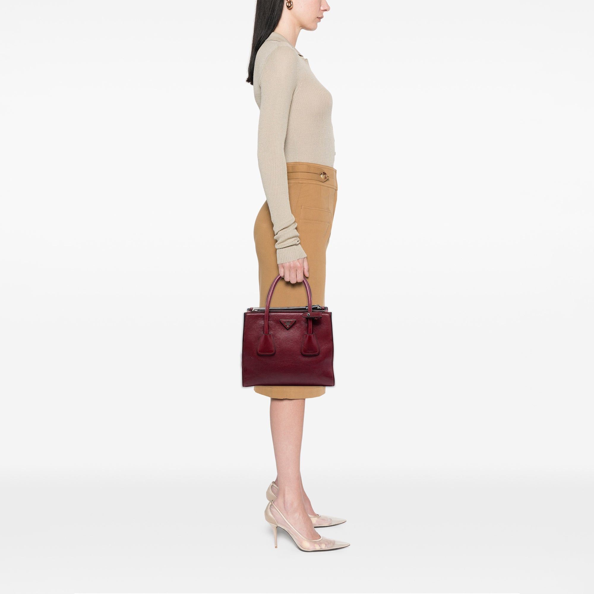 Prada Glace Calf Twin Pocket Satchel Size ONE SIZE - 6 Thumbnail
