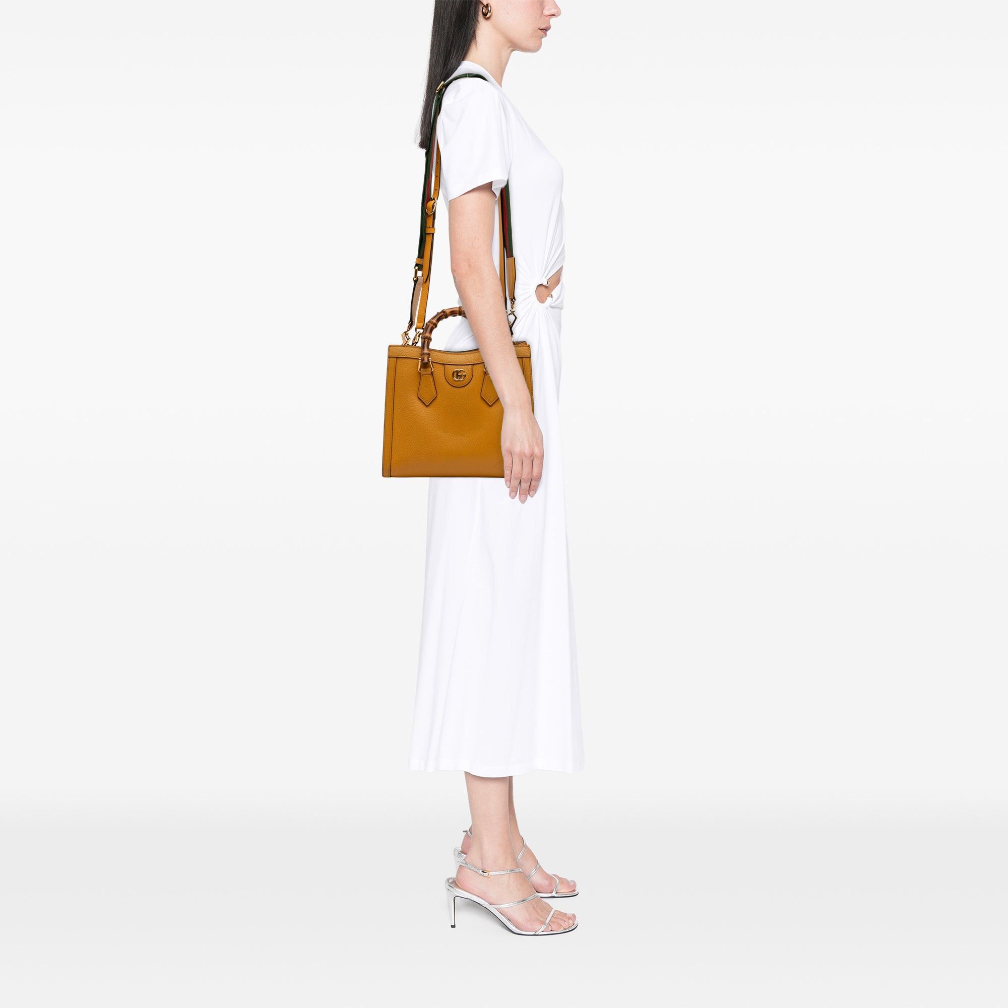 Gucci Medium Leather Bamboo Diana Satchel Size ONE SIZE - 8 Thumbnail