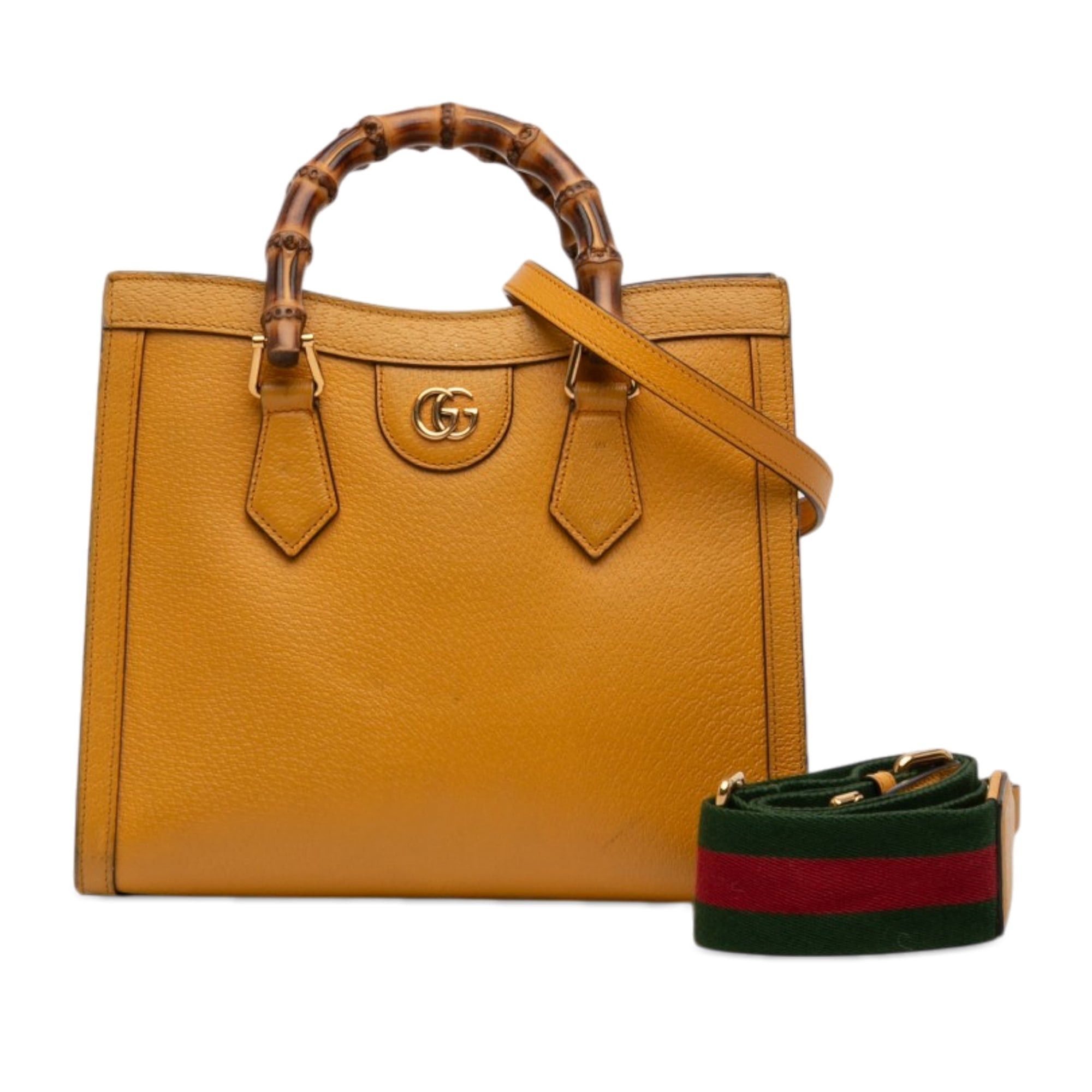 Gucci Medium Leather Bamboo Diana Satchel Size ONE SIZE - 9 Thumbnail