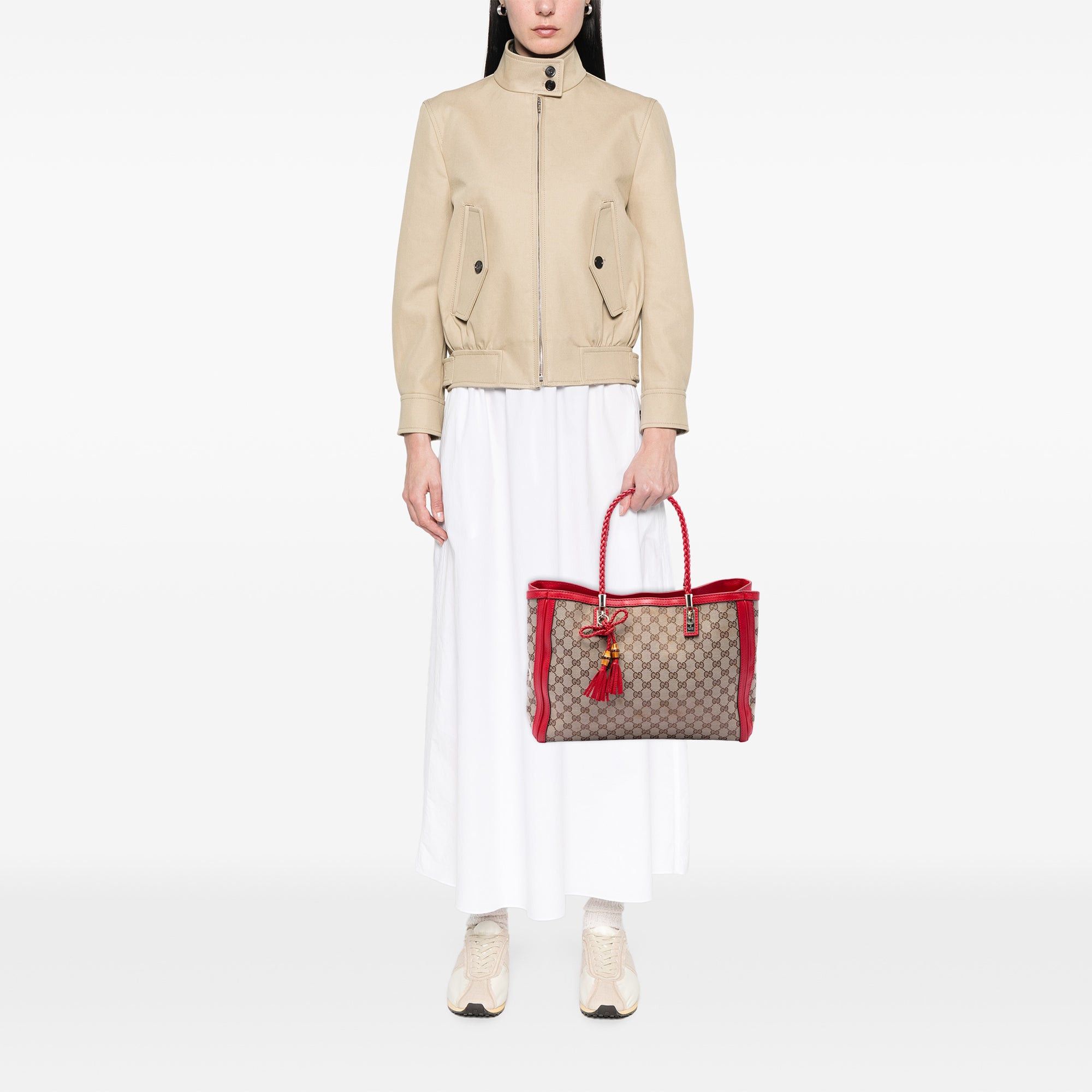 Gucci Medium GG Canvas Bella Tote Size ONE SIZE - 7 Thumbnail