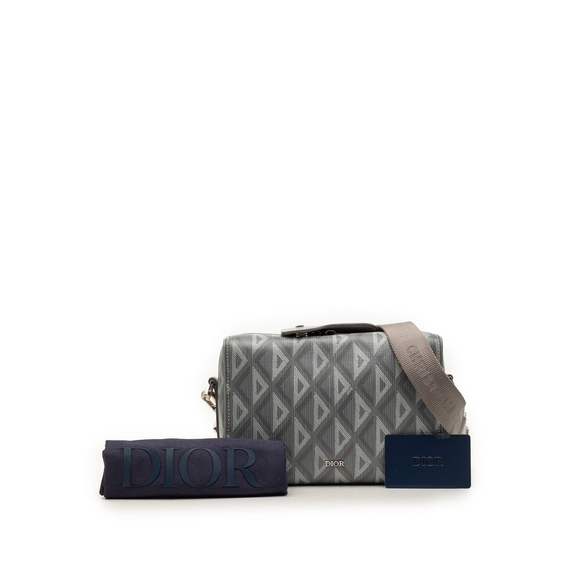 Dior CD Diamond Coated Canvas Lingot 22 Bag Size ONE SIZE - 8 Thumbnail