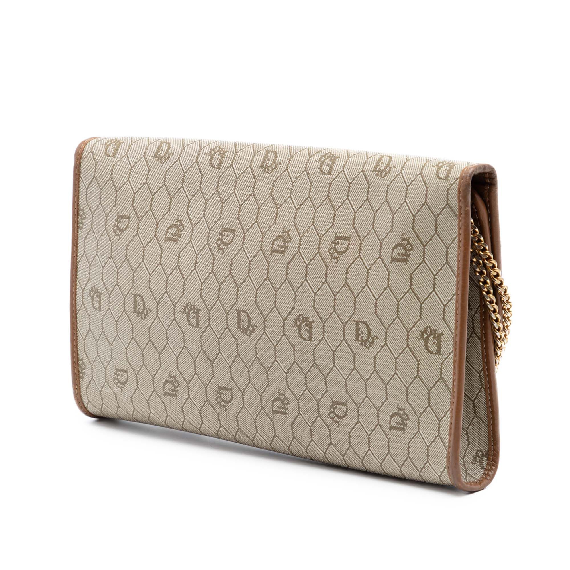 Dior Honeycomb Coated Canvas Chain Shoulder Bag Size ONE SIZE - 2 Thumbnail