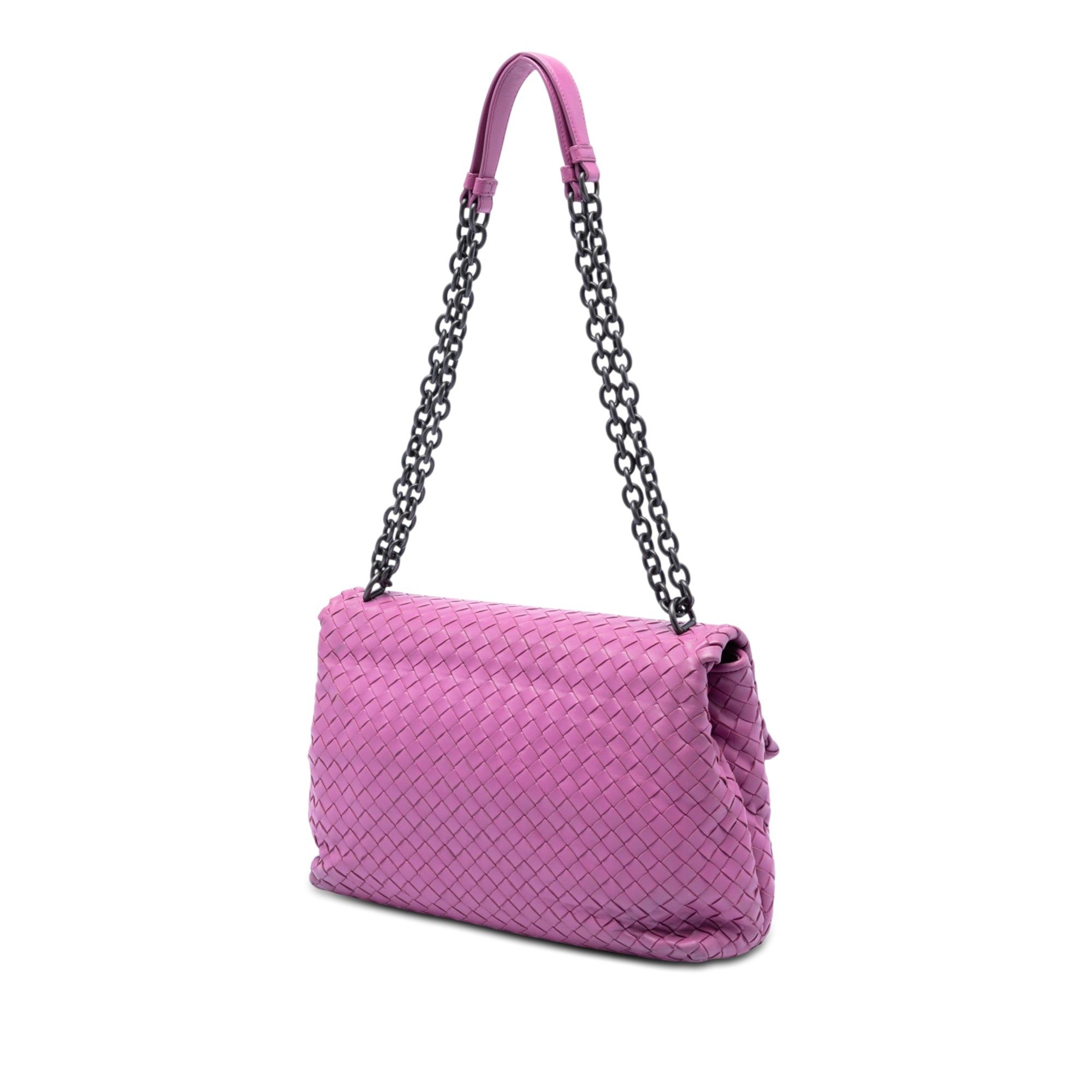 Bottega Veneta Medium Nappa Intrecciato Olimpia Shoulder Bag Size ONE SIZE - 2 Thumbnail