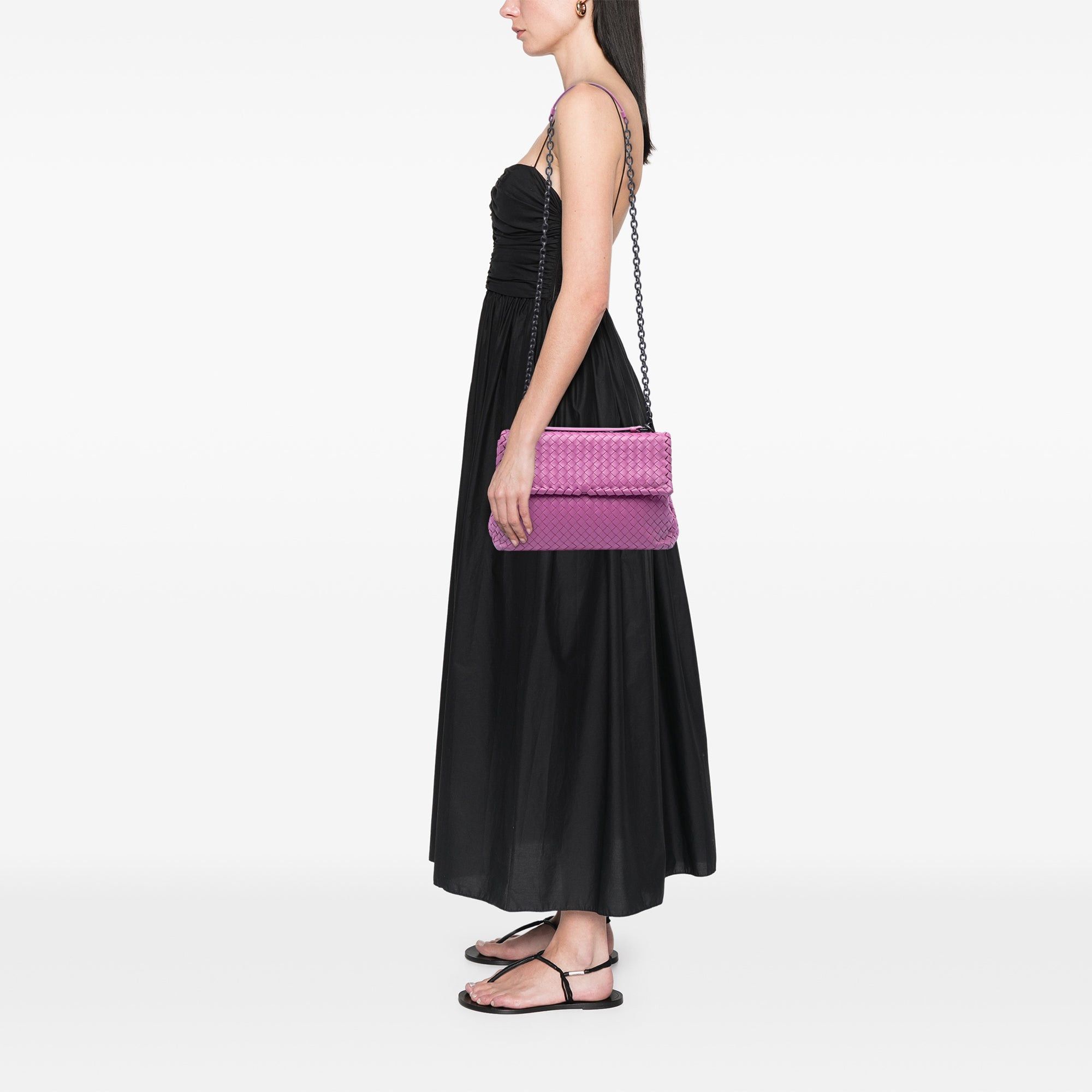 Bottega Veneta Medium Nappa Intrecciato Olimpia Shoulder Bag Size ONE SIZE - 7 Thumbnail