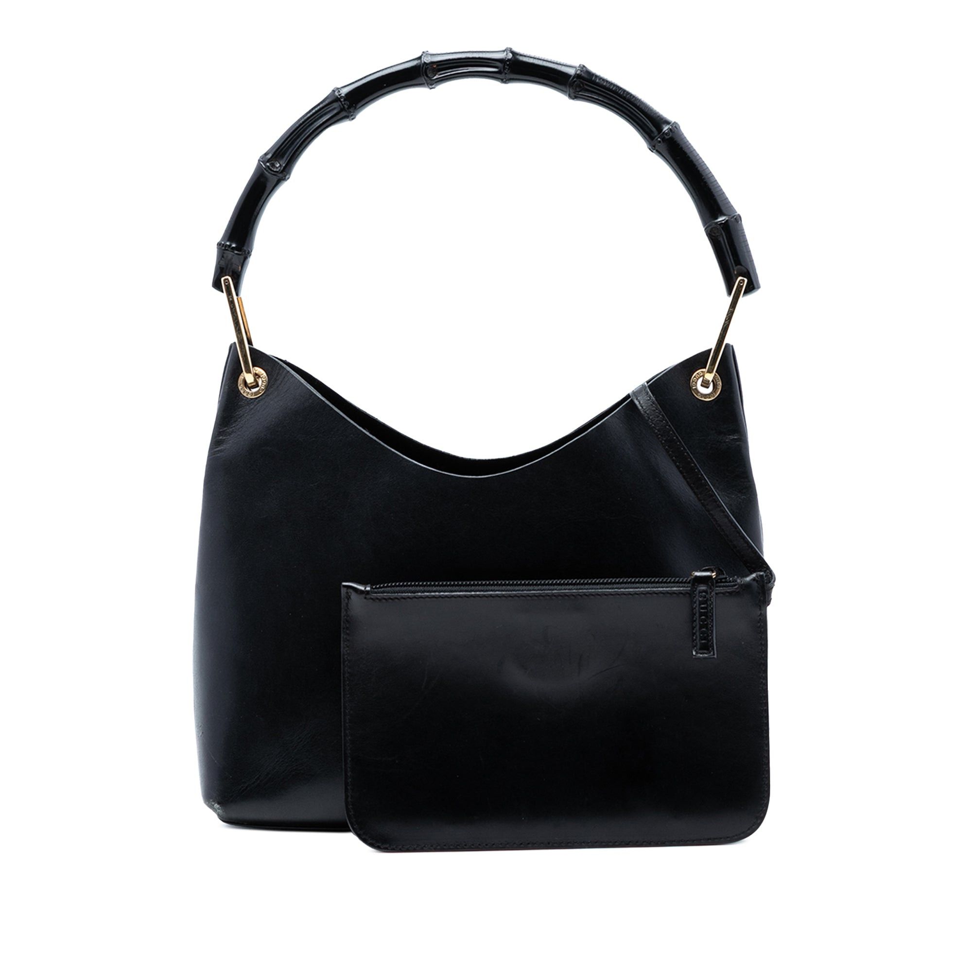 Gucci Leather Bamboo Shoulder Bag Size ONE SIZE - 8 Thumbnail