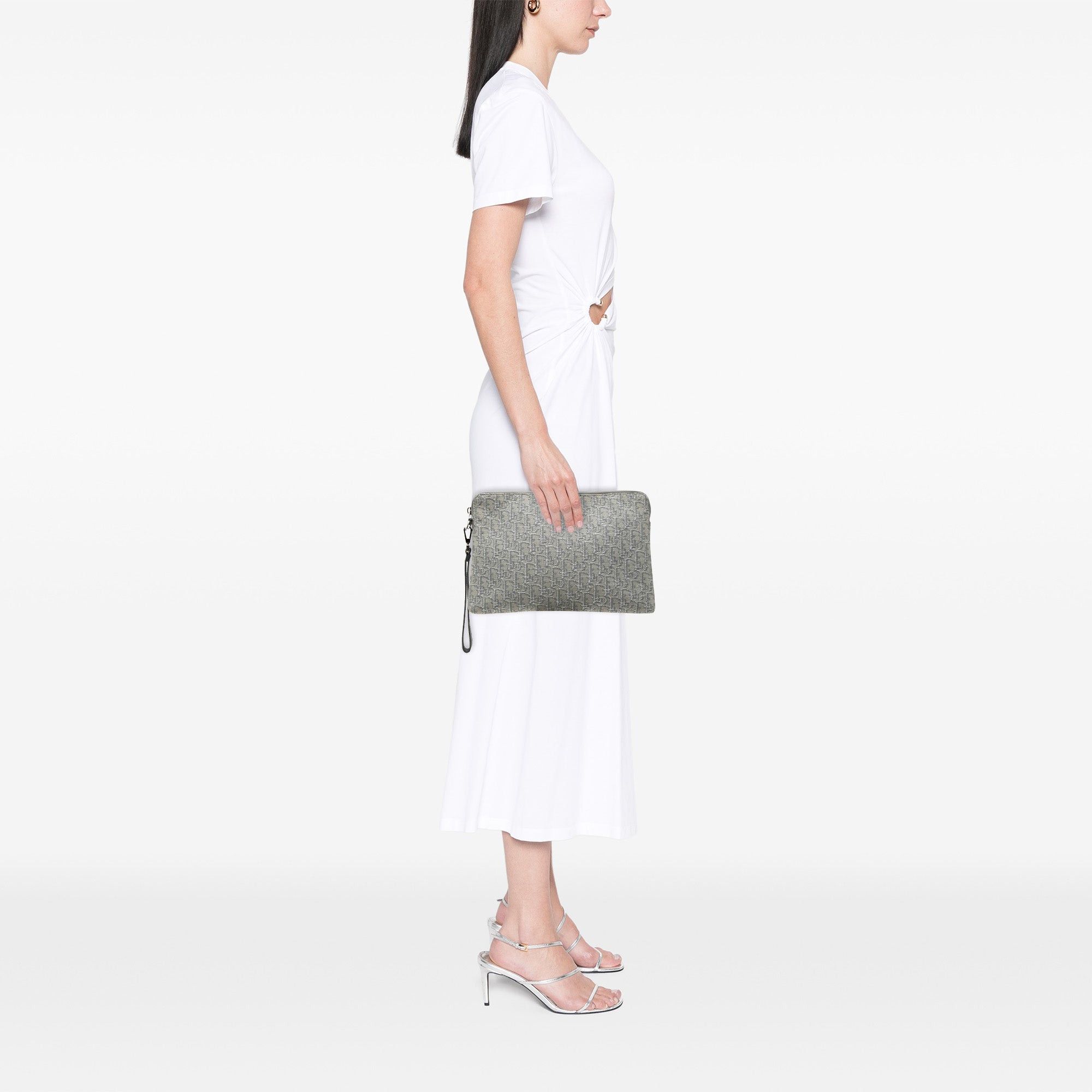 Dior Oblique Canvas A4 Zipped Pouch Size ONE SIZE - 7 Thumbnail