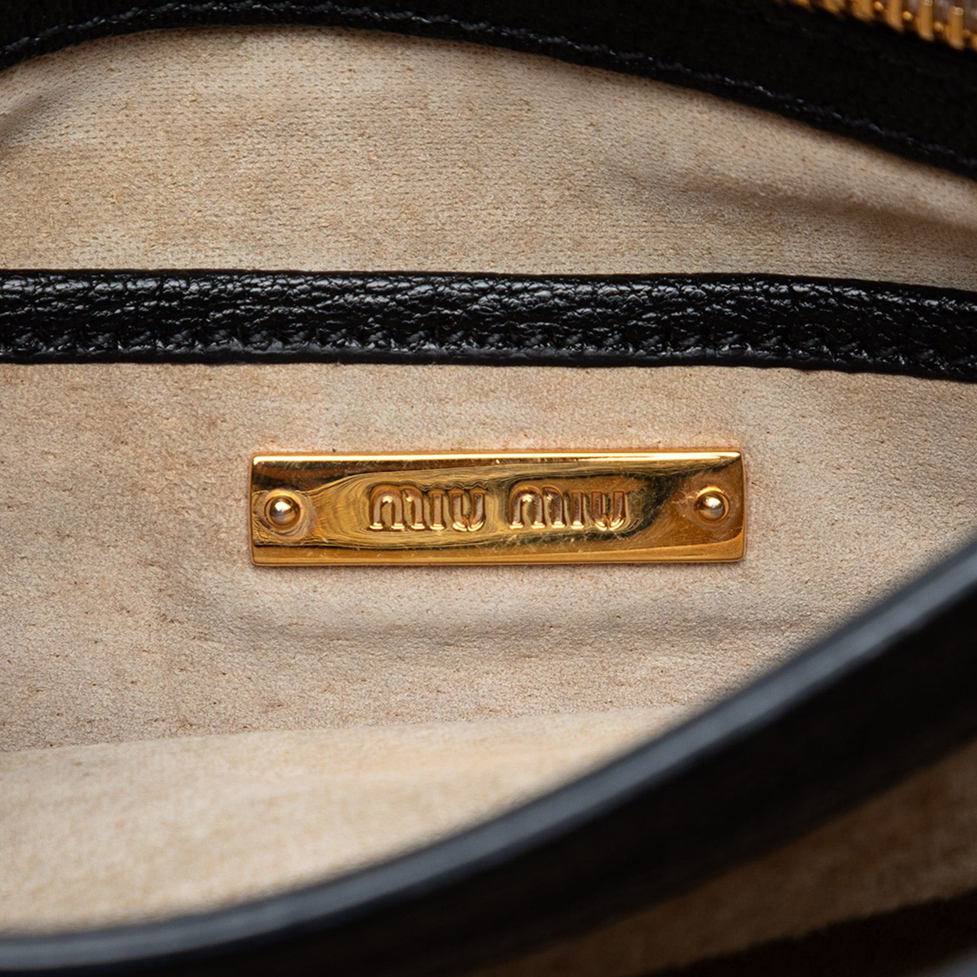 Miu Miu Goatskin Madras Flap Satchel Size ONE SIZE - 5 Thumbnail