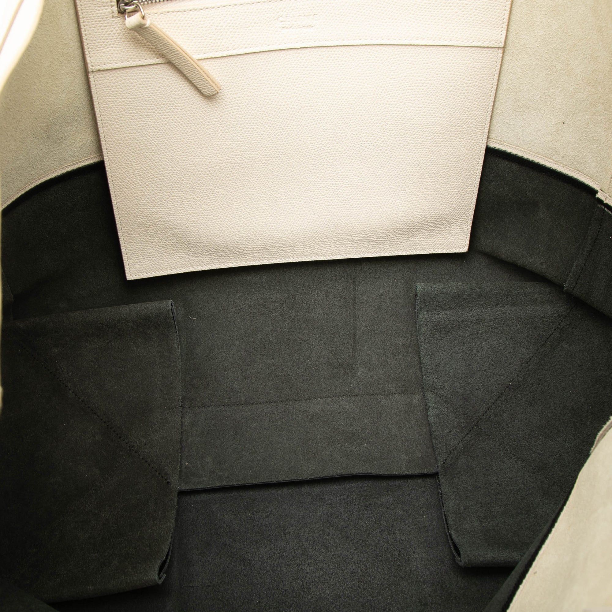 Celine Bicolor Calfskin Horizontal Cabas Tote Size ONE SIZE - 4 Thumbnail