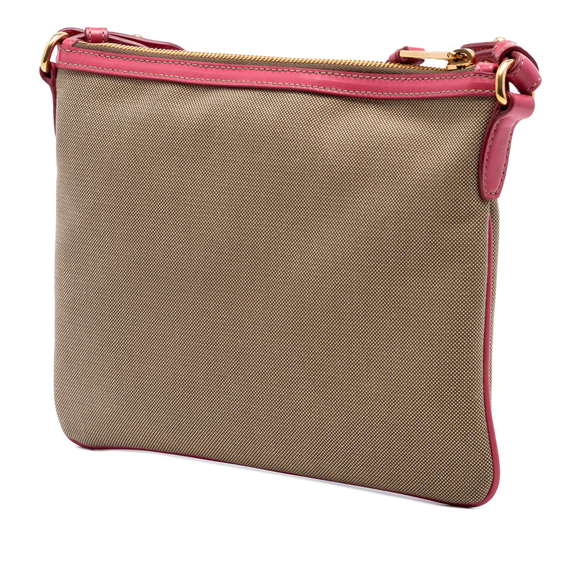 Prada Canvas Canapa Logo Bow Crossbody Size ONE SIZE - 2 Thumbnail