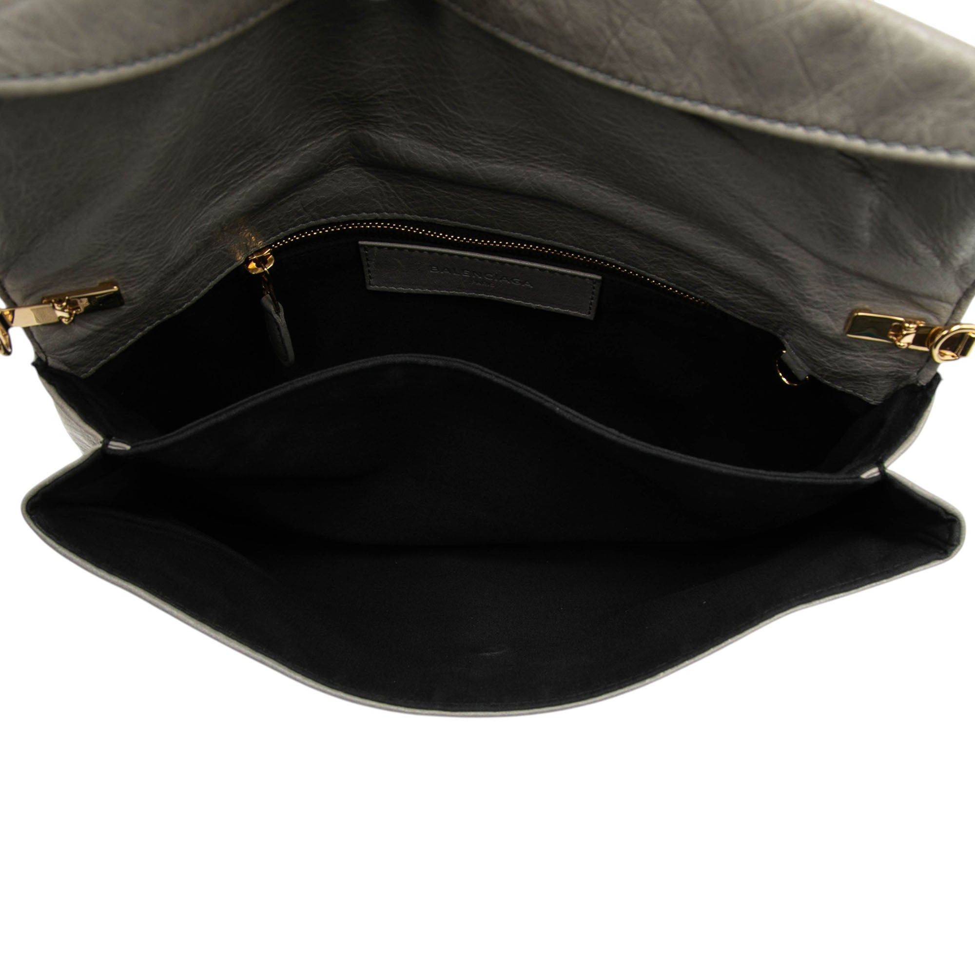 Balenciaga Lambskin Motocross Giant 12 Envelope Clutch With Strap Size ONE SIZE - 4 Thumbnail